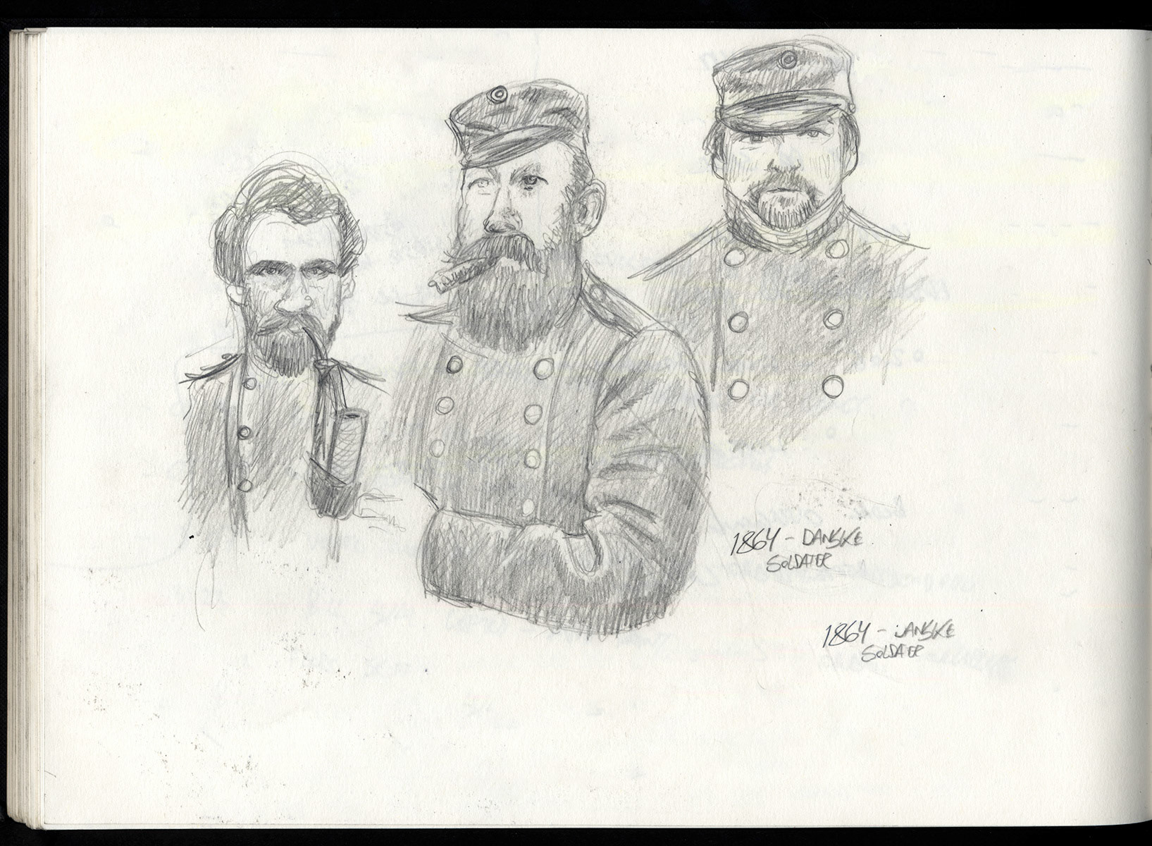 Miwer, Sketch Book, Sketches, doodling, doodles. Illustration, B&W, pencil