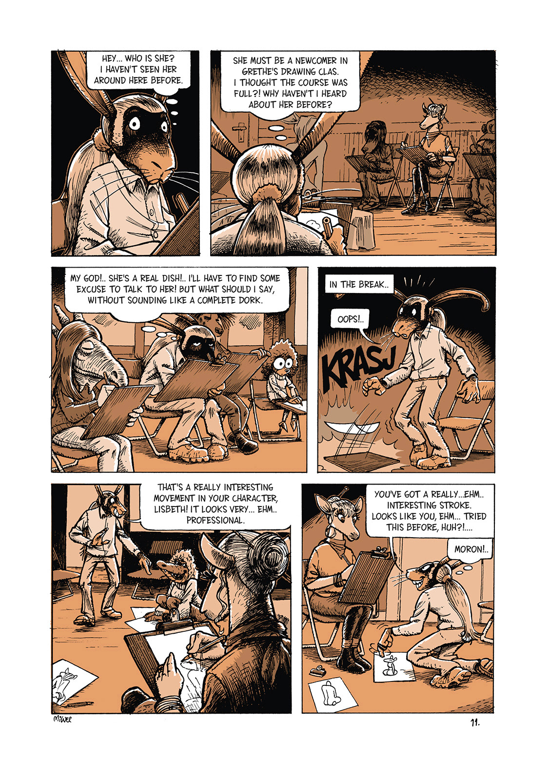 Online comic, comics, illustration, tegneserier, Flopsy, Miwer, Graphic Novel