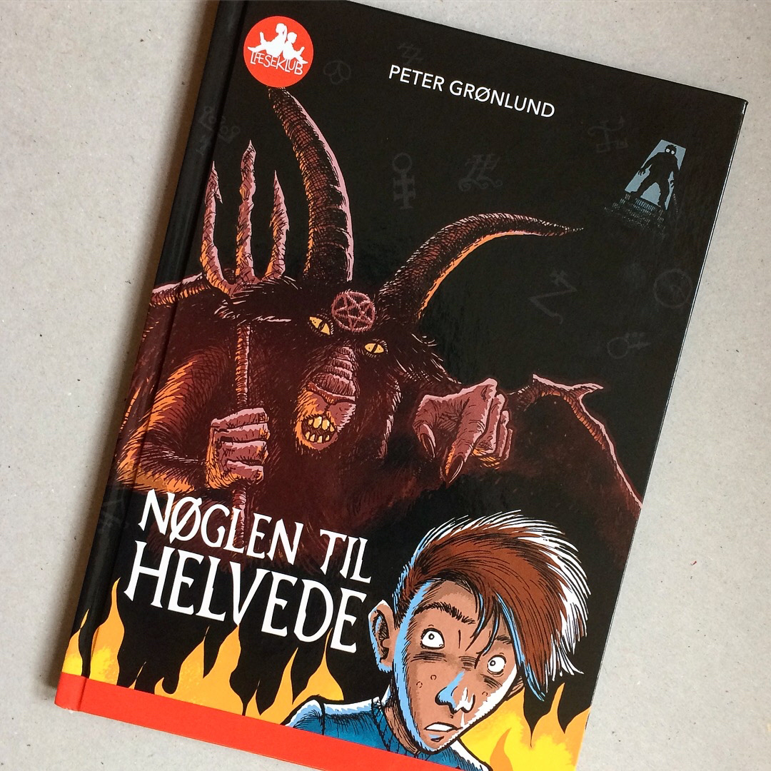 Nøglen til helvede, Peter Grønlund, illustration, pen, ink, tusch, bøger, tegning, Miwer, Michael Wettendorff