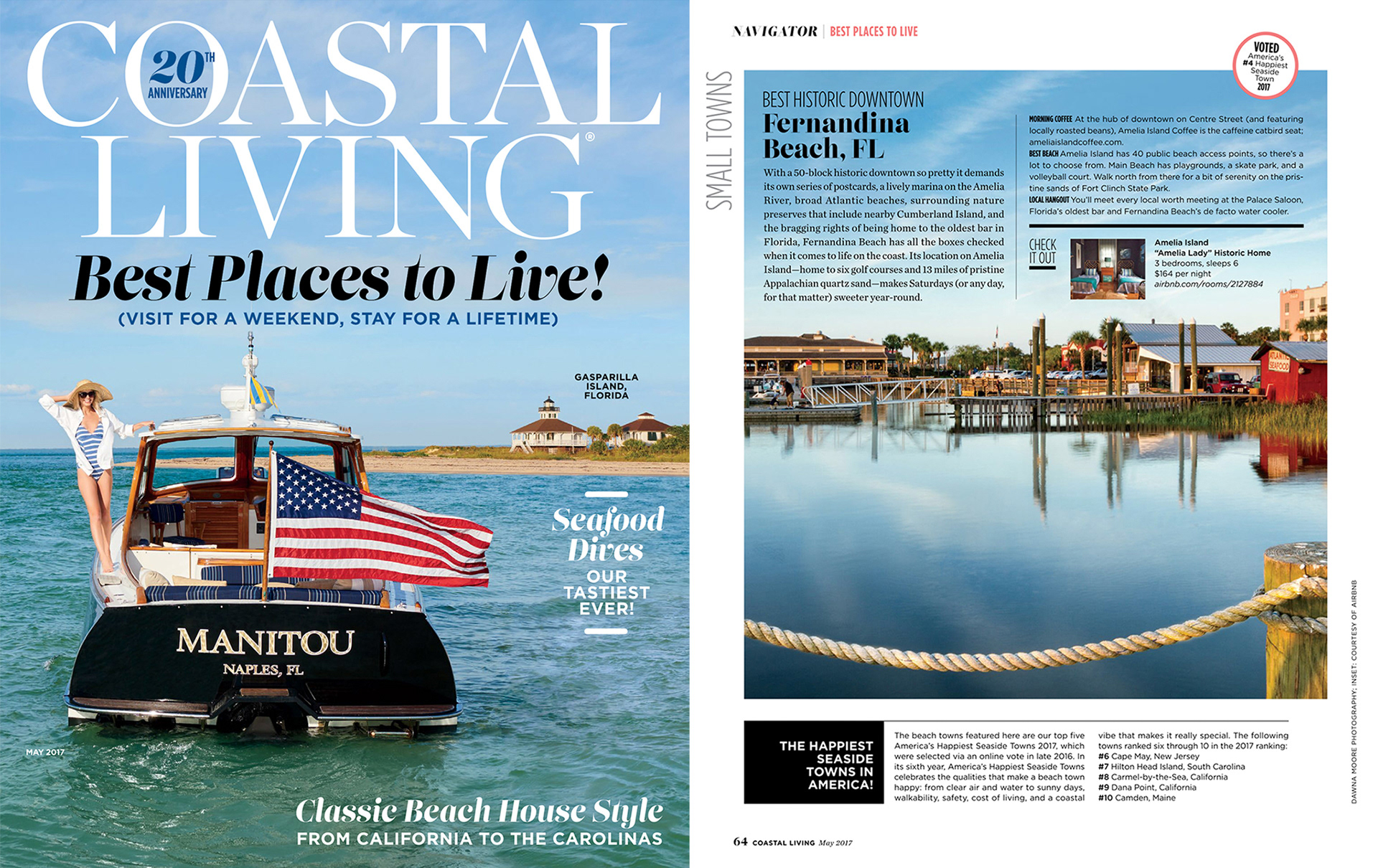 Coastal Living Magazine, May 2017