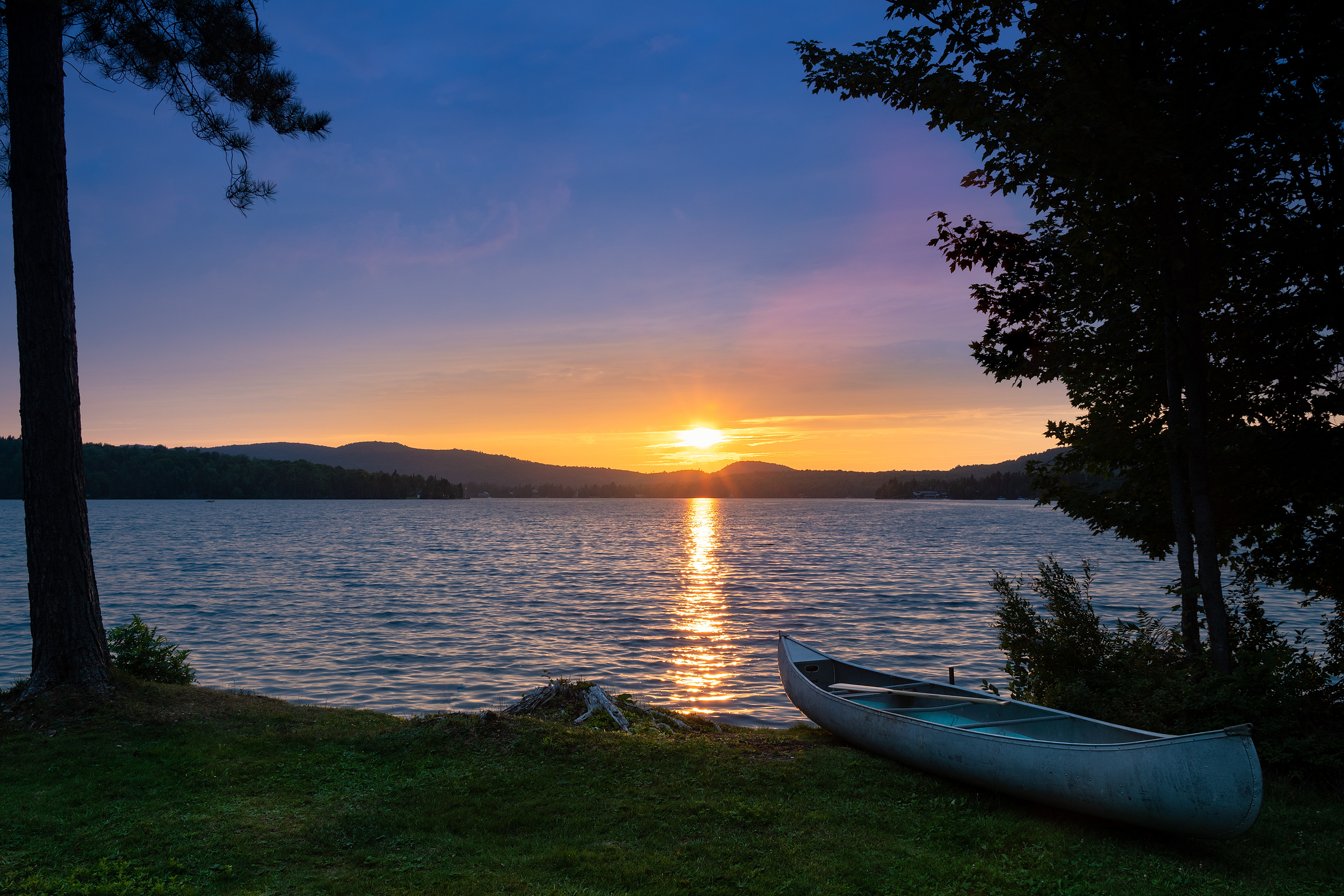 Back Lake Sunset, New Hampshire