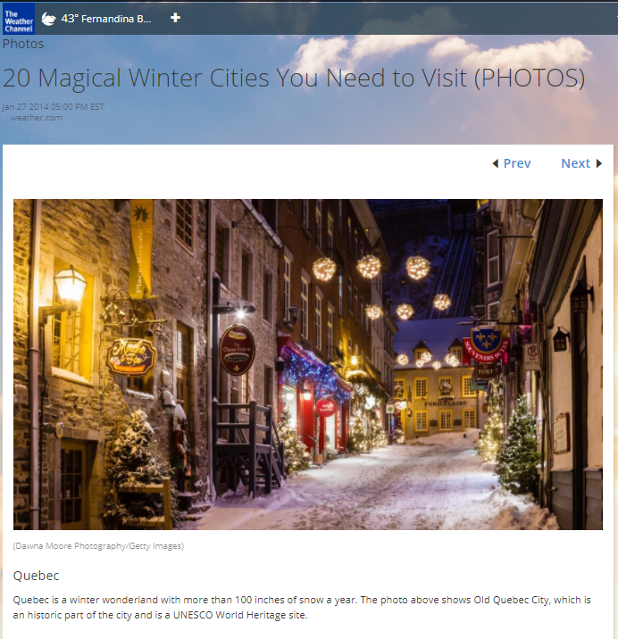 The Weather Channel, 20 Magical Winter Cities You Need to Visit