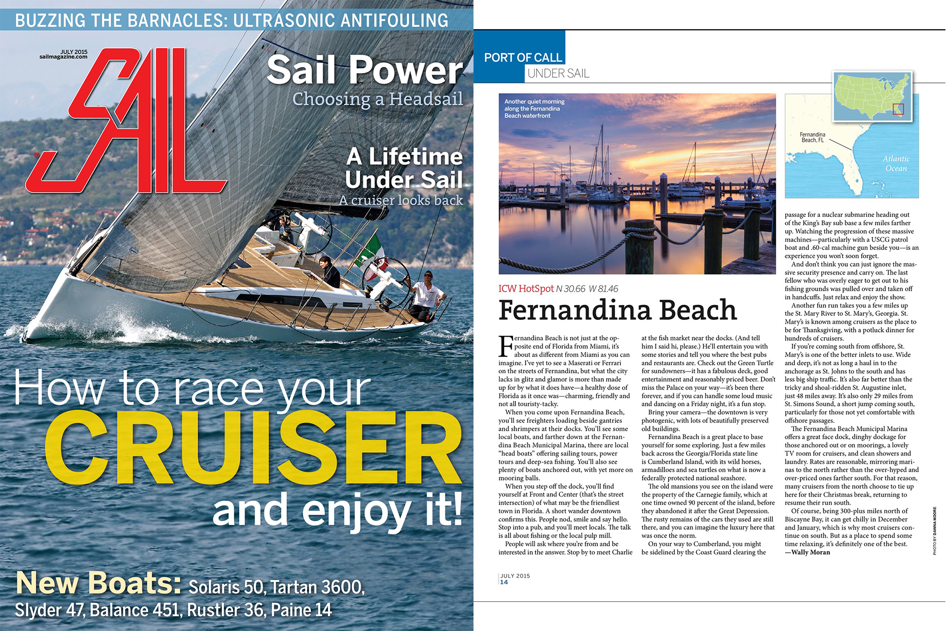 Sail Magazine, July 2015