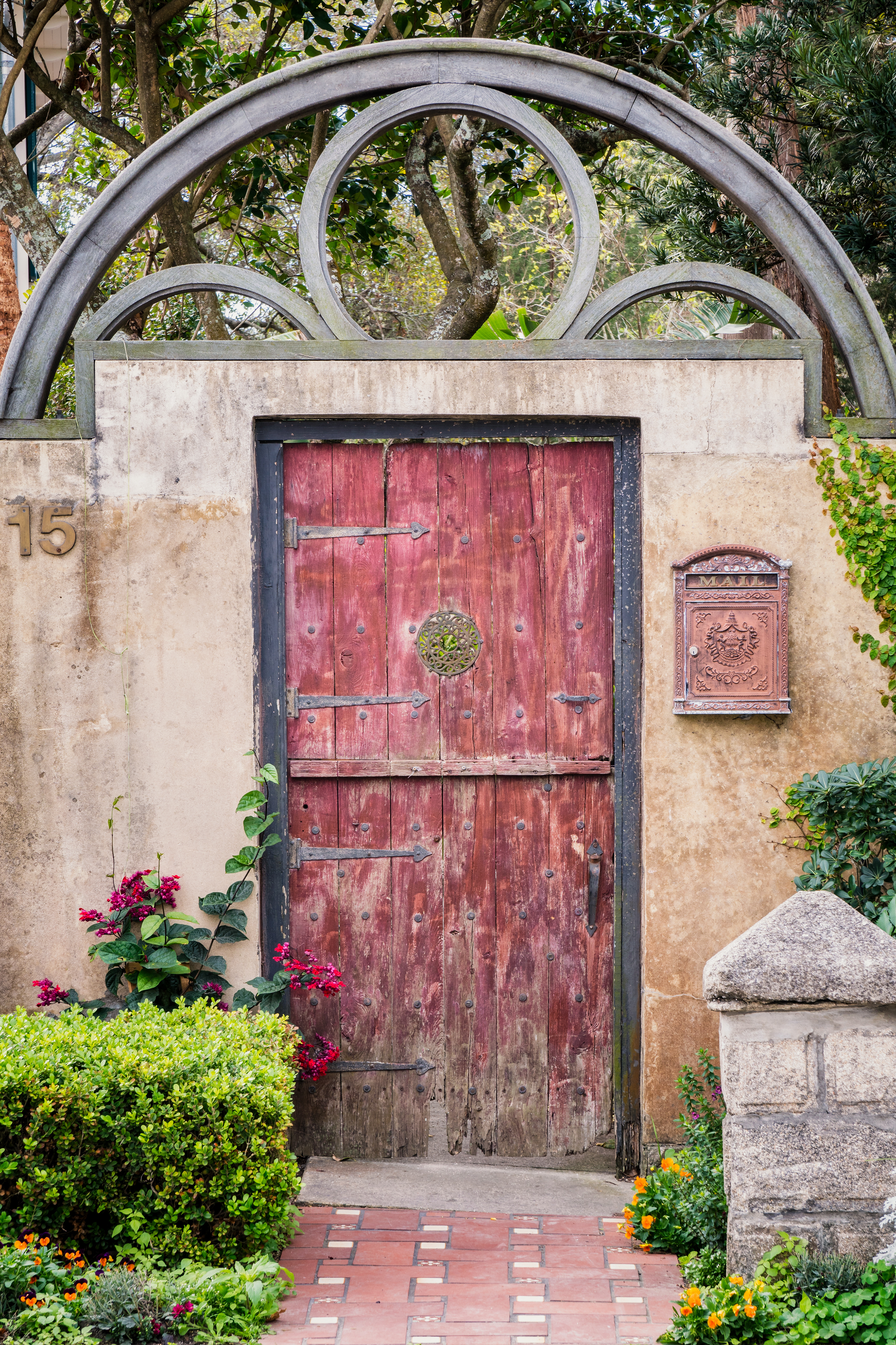 Bridge Street Garden Gate, St. Augustine, Florida