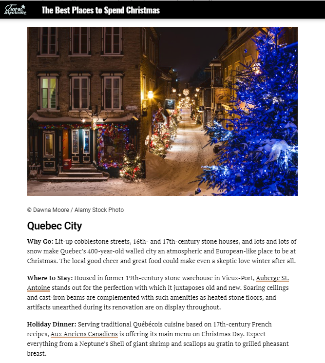 Travel to Paradise Blog, The Best Places to Spend Christmas