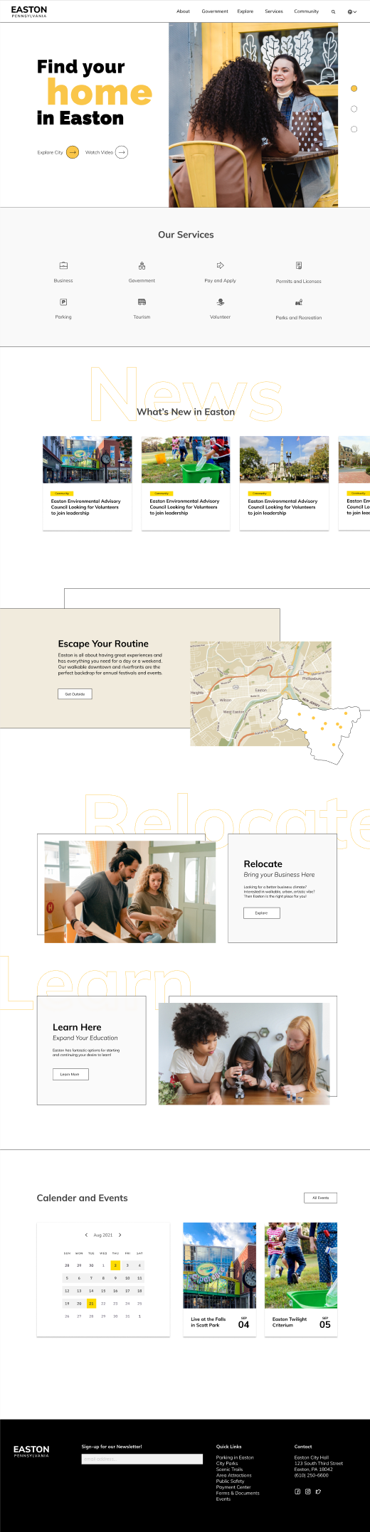 Home Page V3