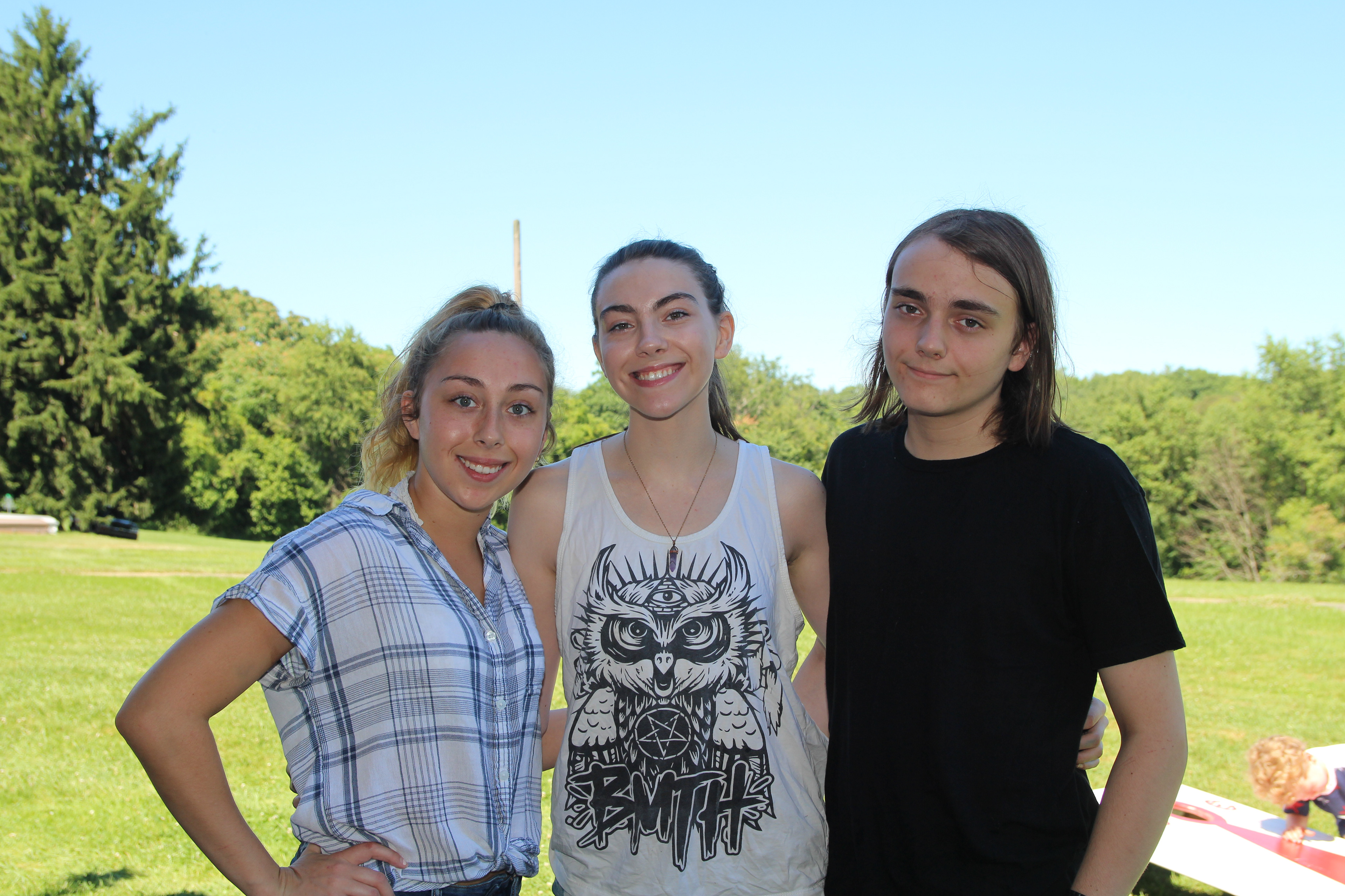 Siblings - Emily, Jessica, Anthony 2018 family reunion