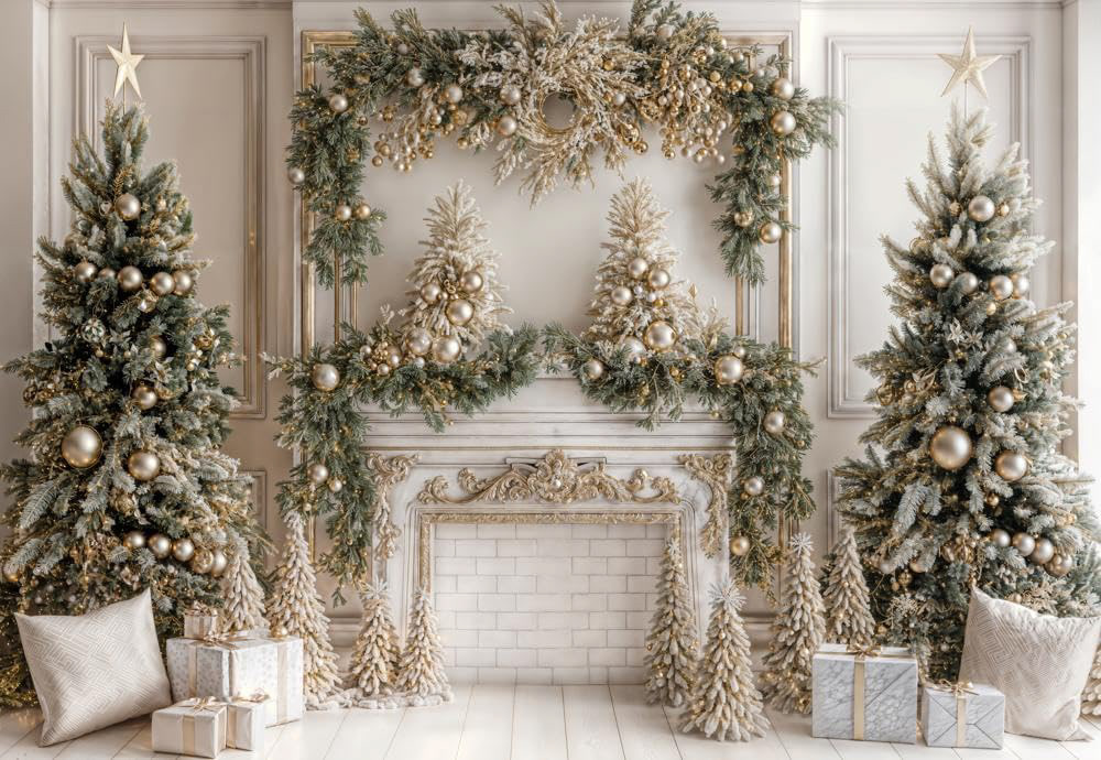 White Fireplace