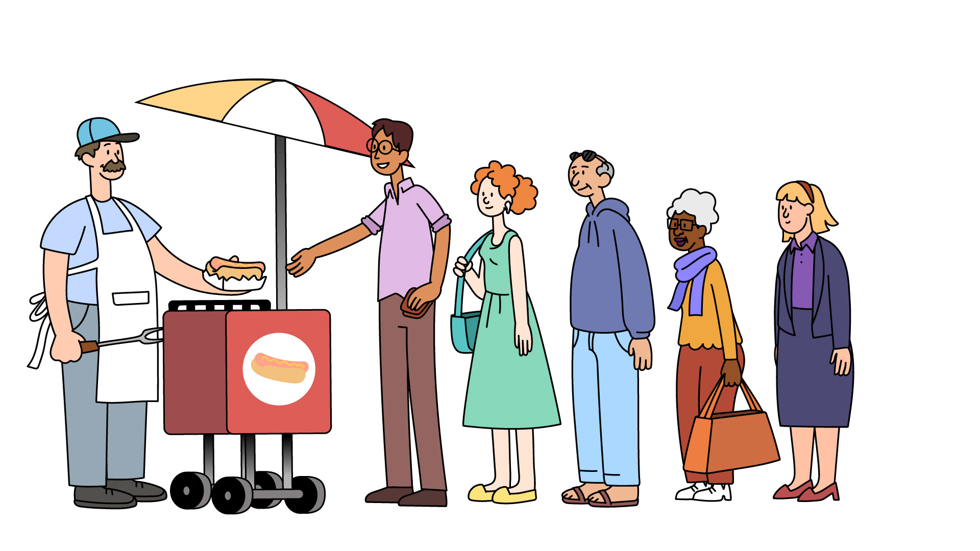 Character designs created for the NYCDCP