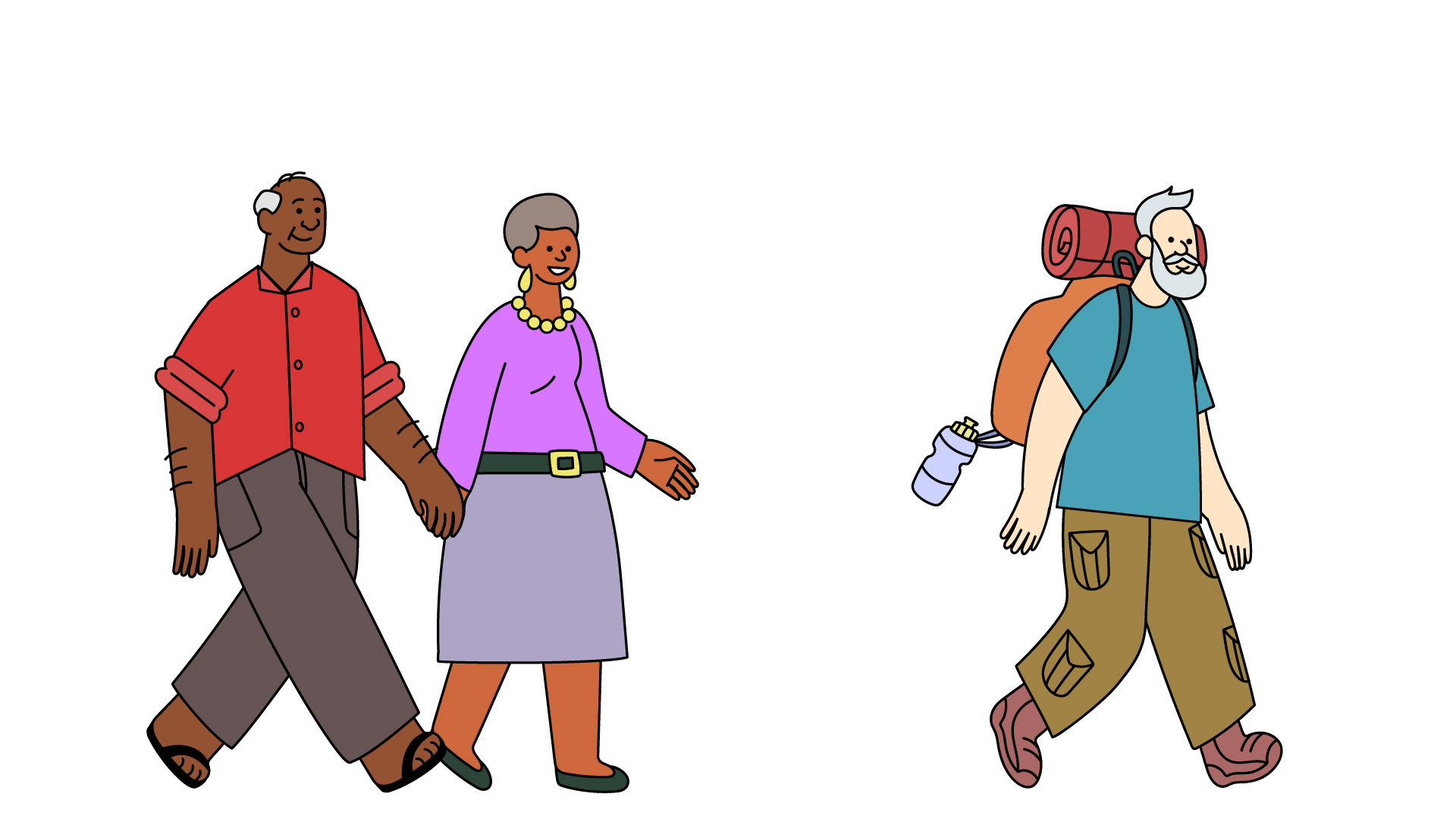 Character designs created for Voya.