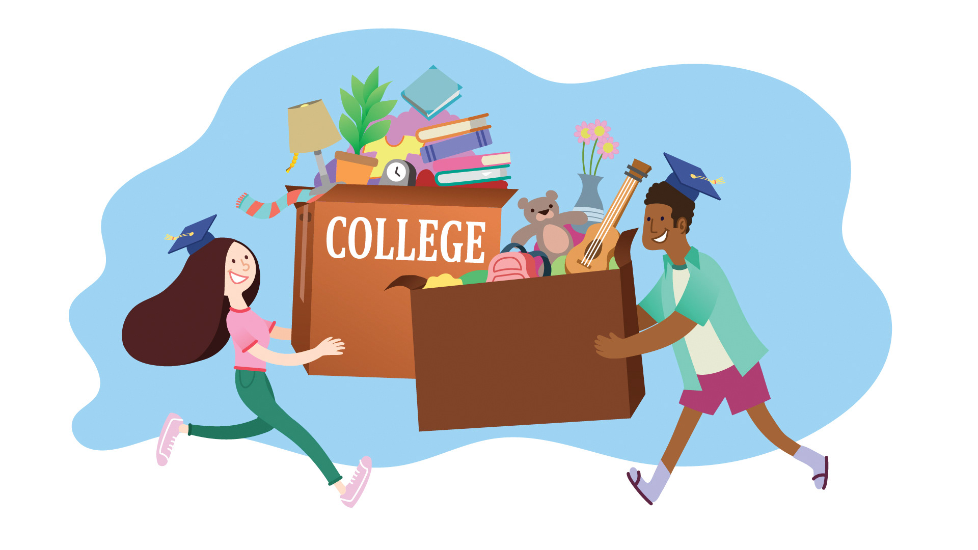 Digitally designed characters for the NYCDCP.