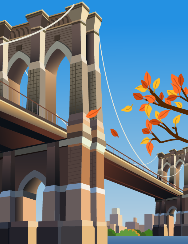 A digital illustration created for the Health Benefit Program of NYCDCP.