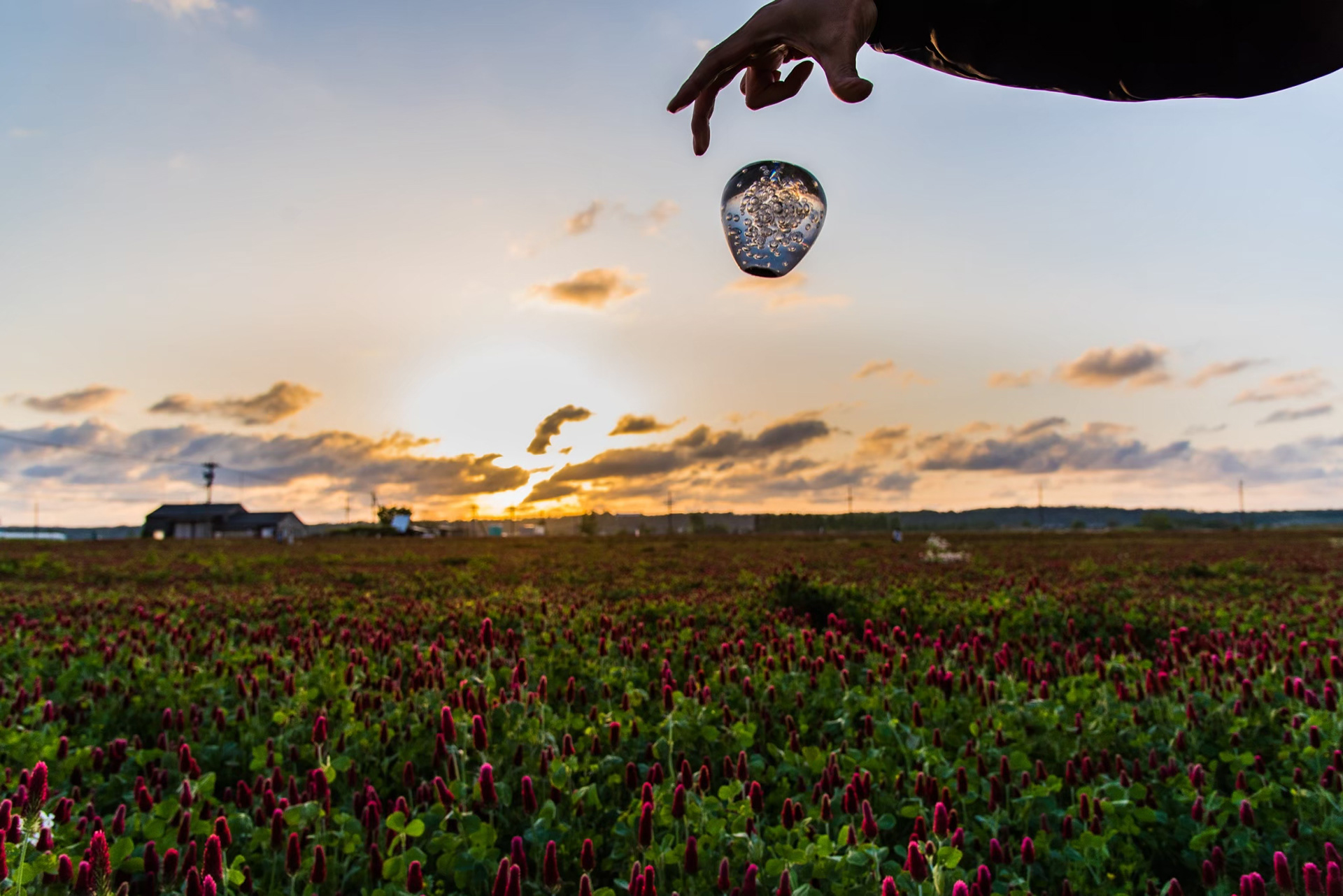 河北潟ひまわり村のストロベリーキャンドル