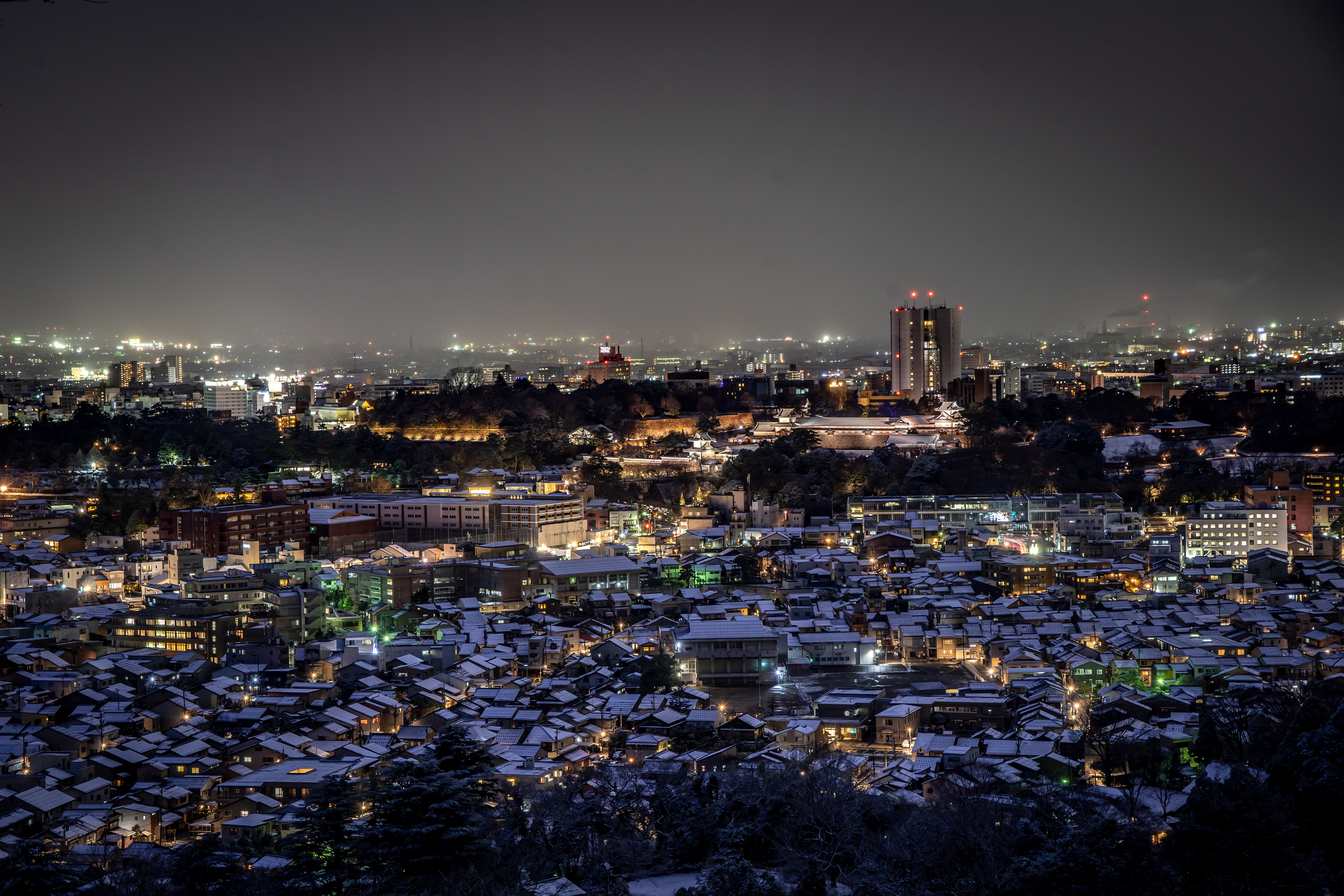 卯辰山公園からの夜景