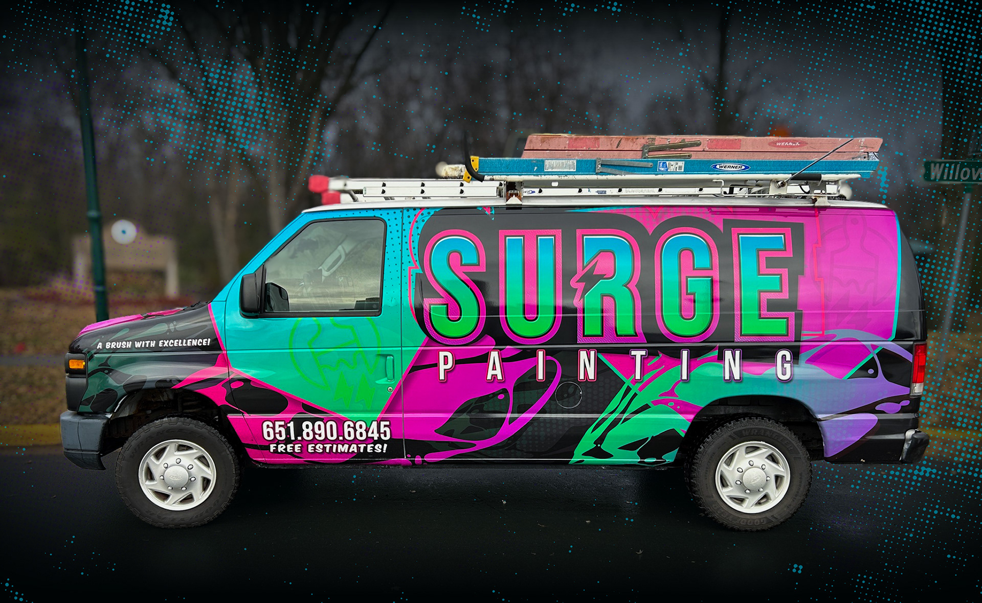 Wrapped Van