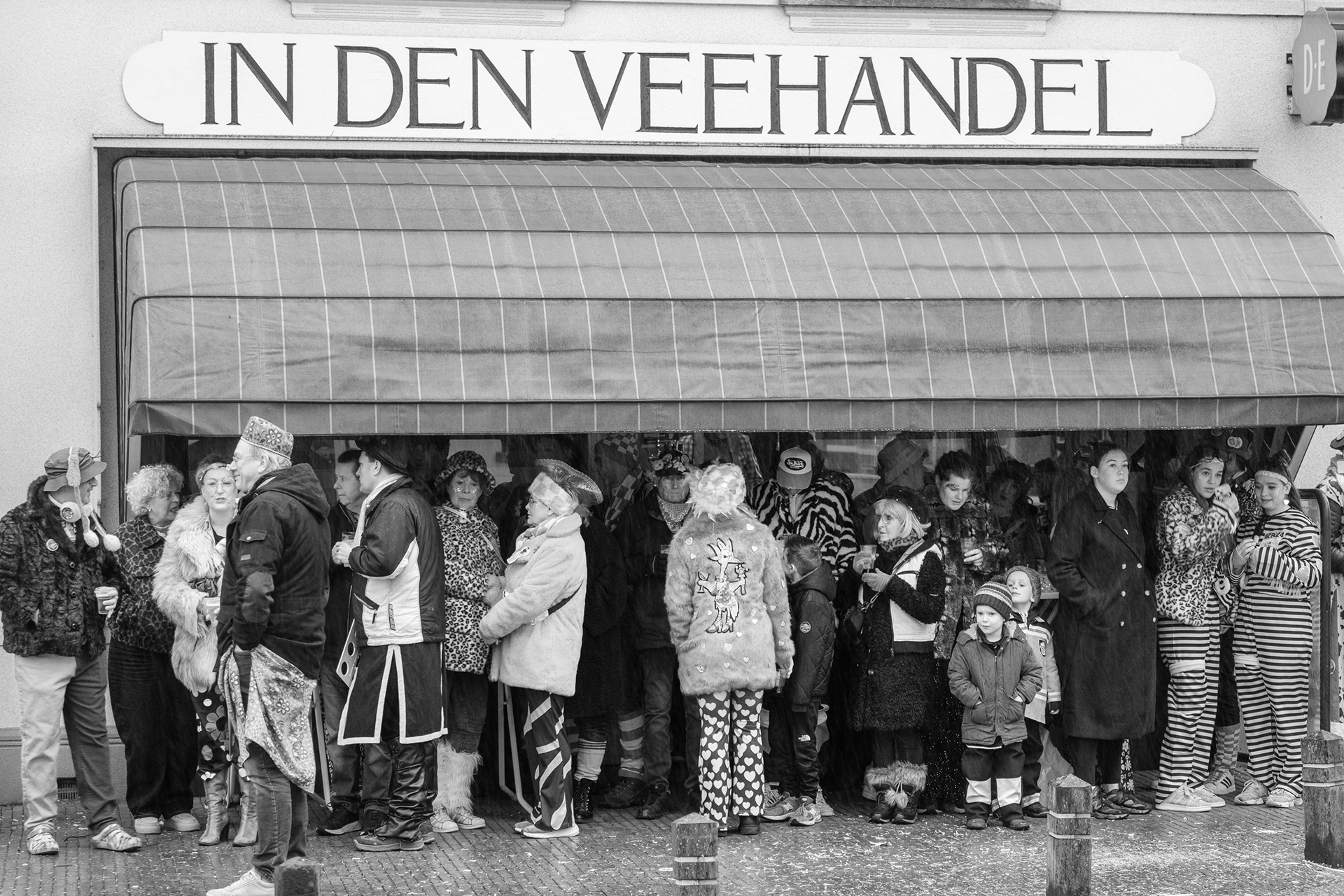 Schuilen als het regent