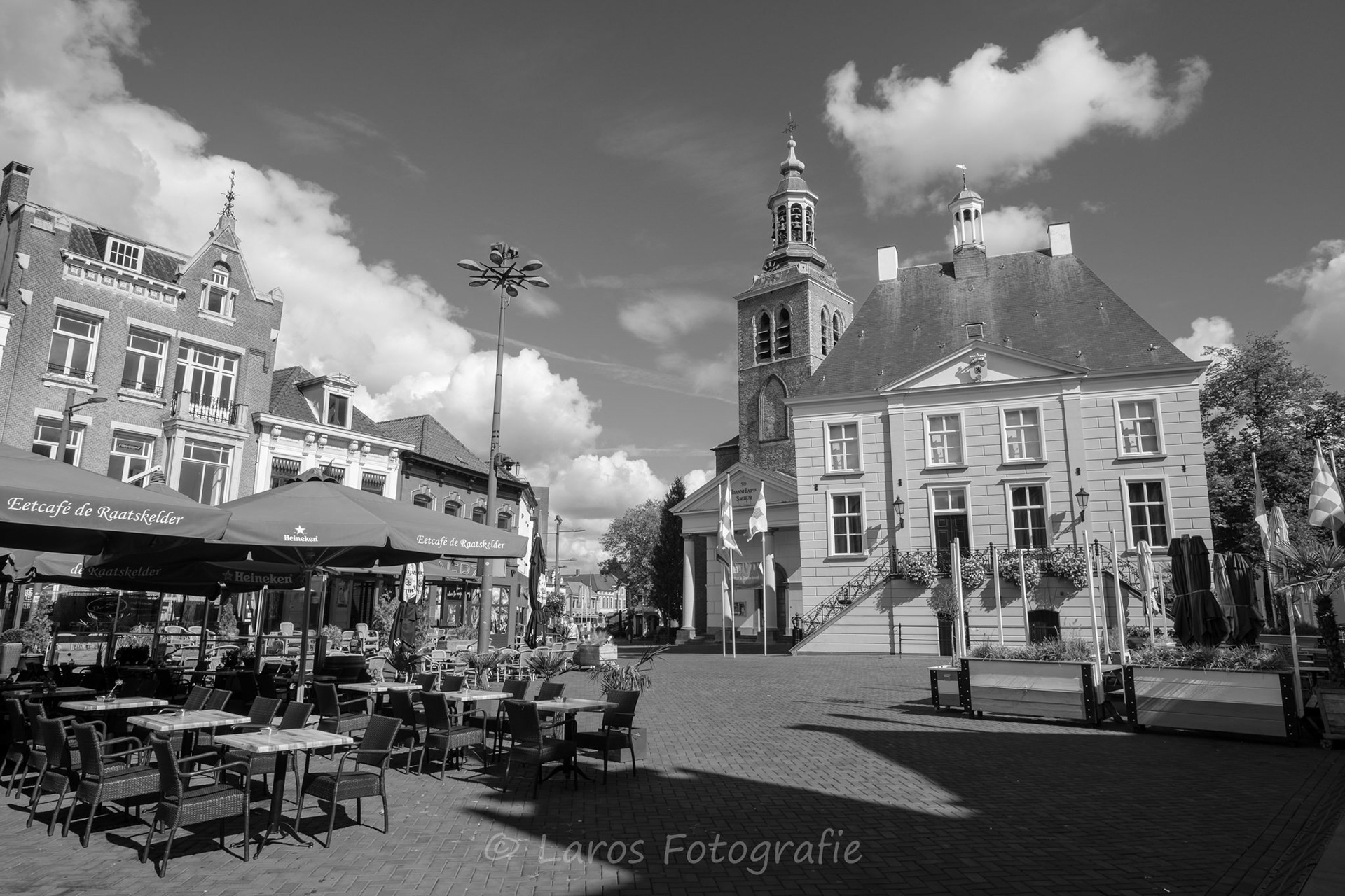 Het oude stadhuis van Roosendaal - de gemeenteraad vergadert hier