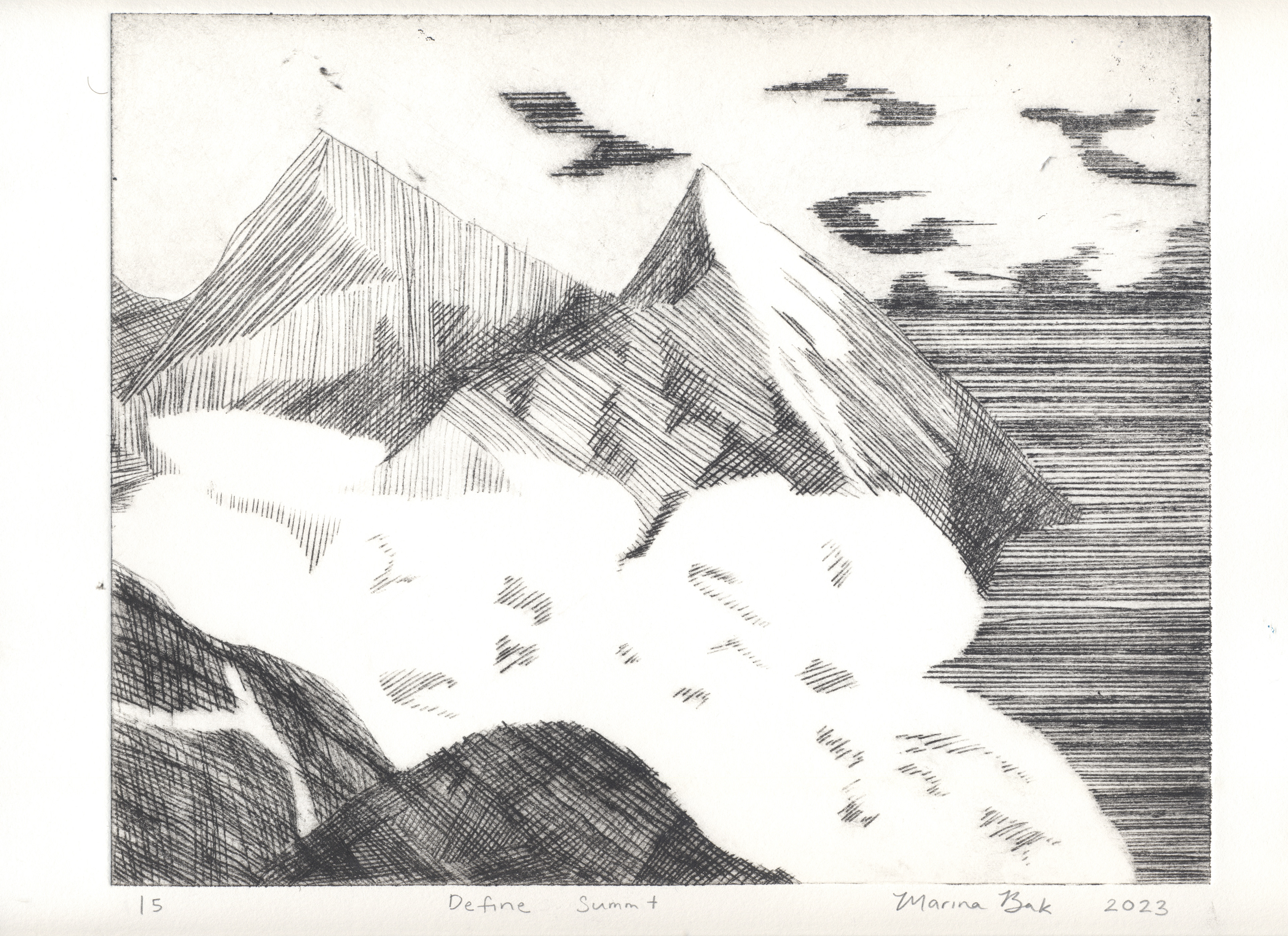 Lithography Print "Define Summit" 1/5 March 2023