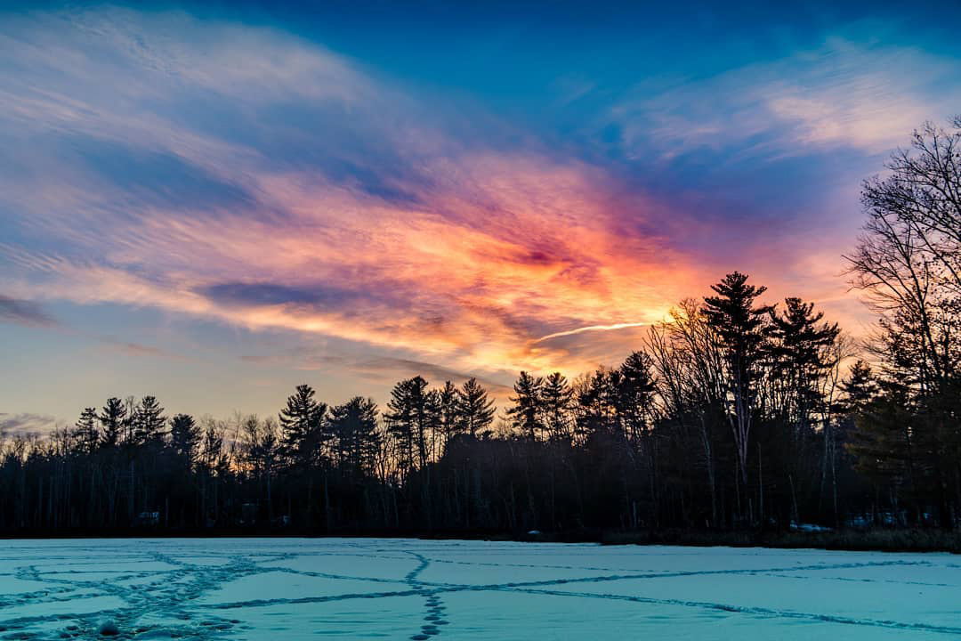 Walking On Frozen Lake... "A man without courage is a boat in a frozen lake...