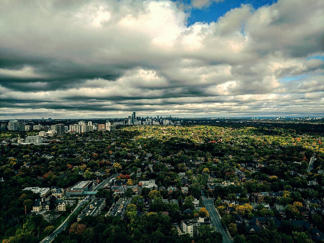 When Clouds Chase You Till The Window... Toronto 2020