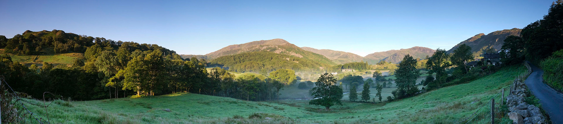 Early Morning Entering Little Langdale