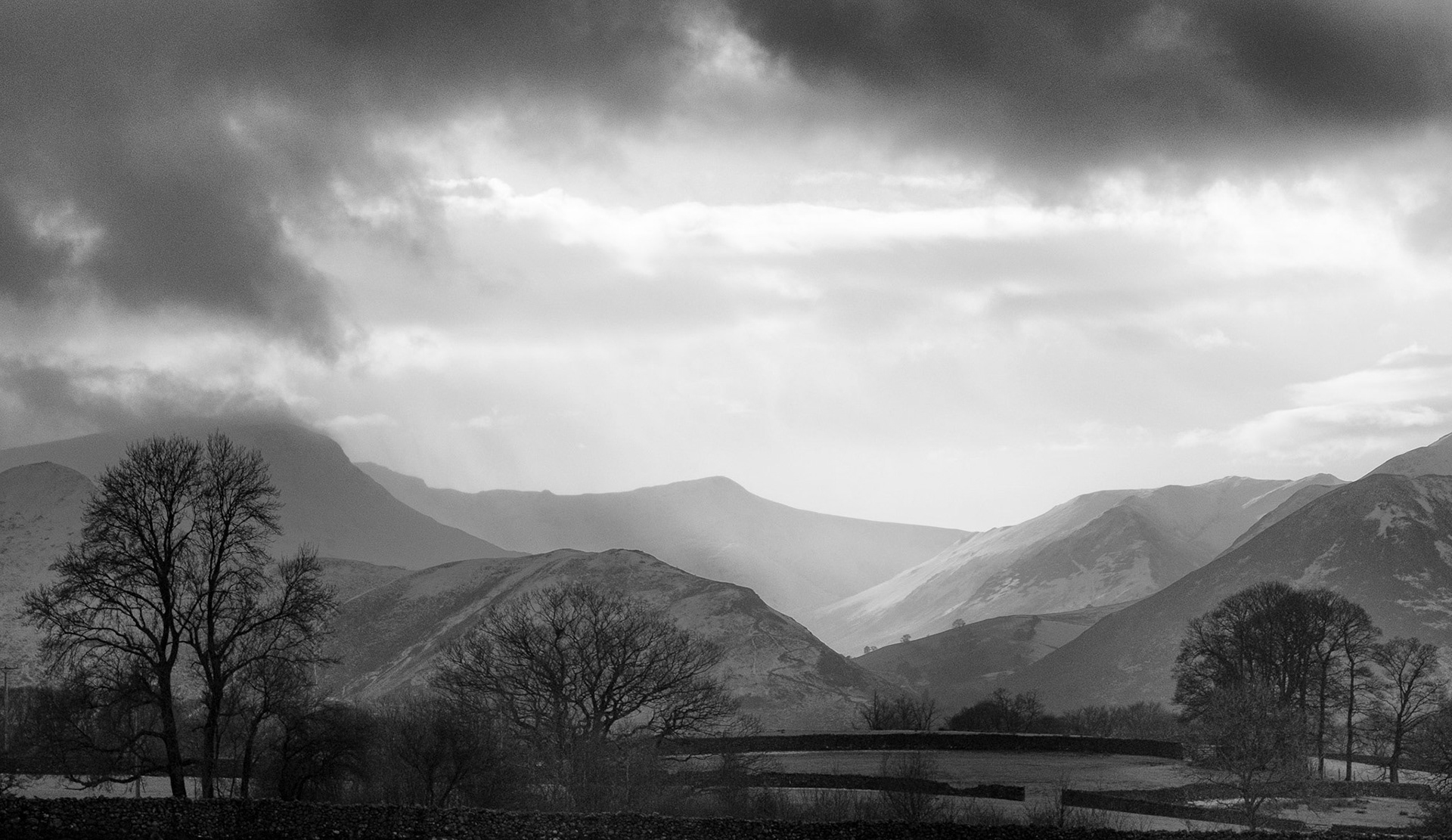 Sunset over Derwent Water