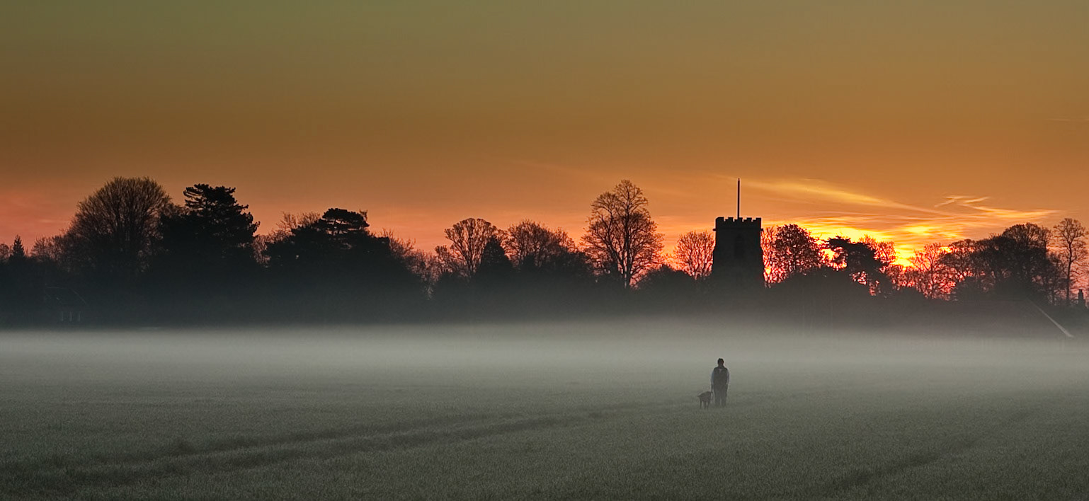 Misty start in Bishopthorpe