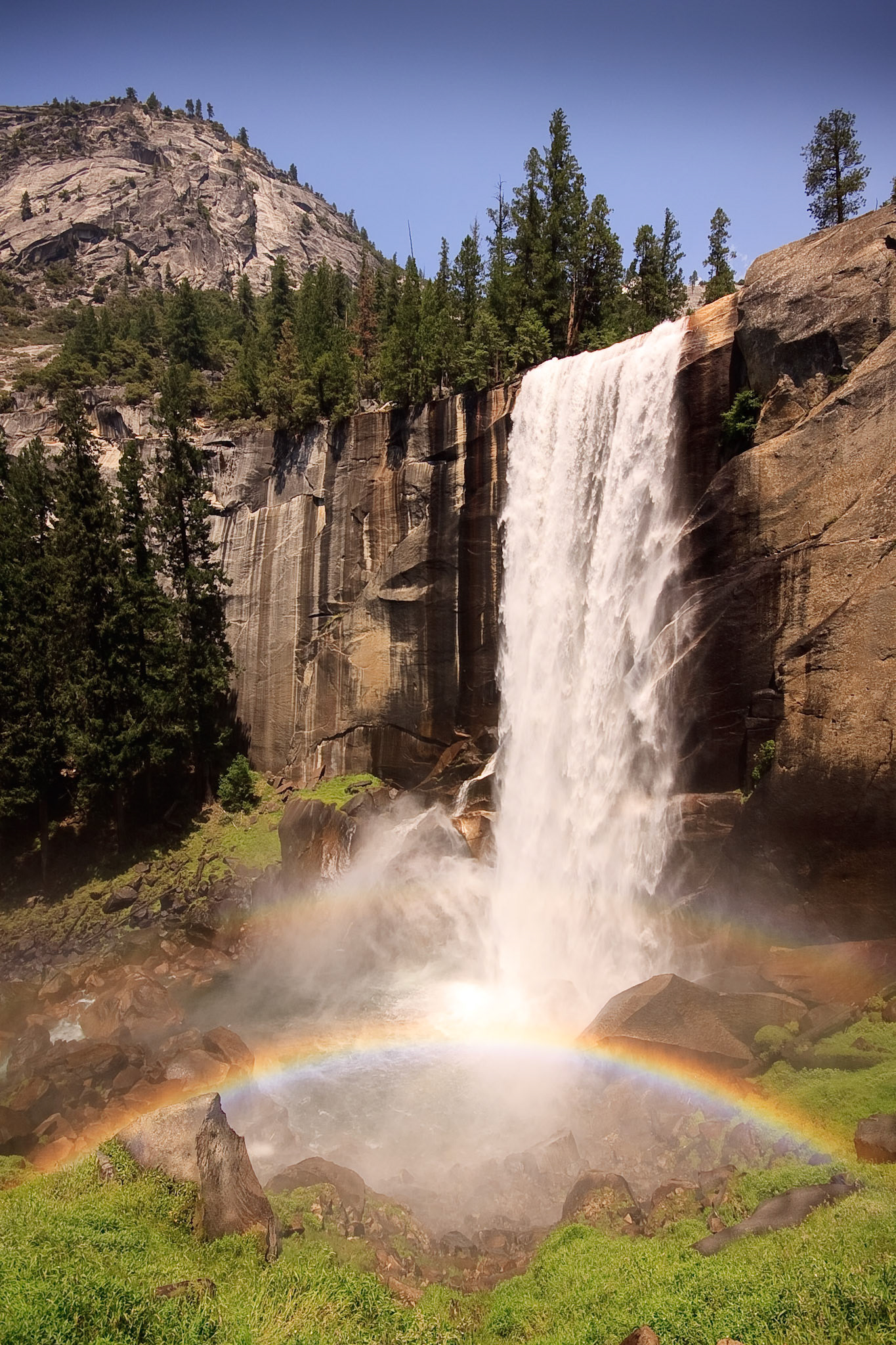 Total Internal Reflection at the base of Vernal Fall, Chris Sharples