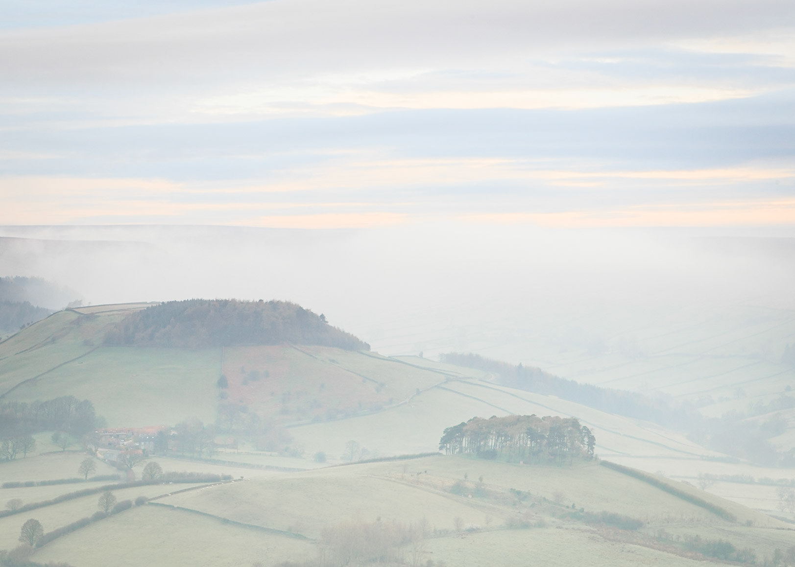 Early morning mist over Rosedale