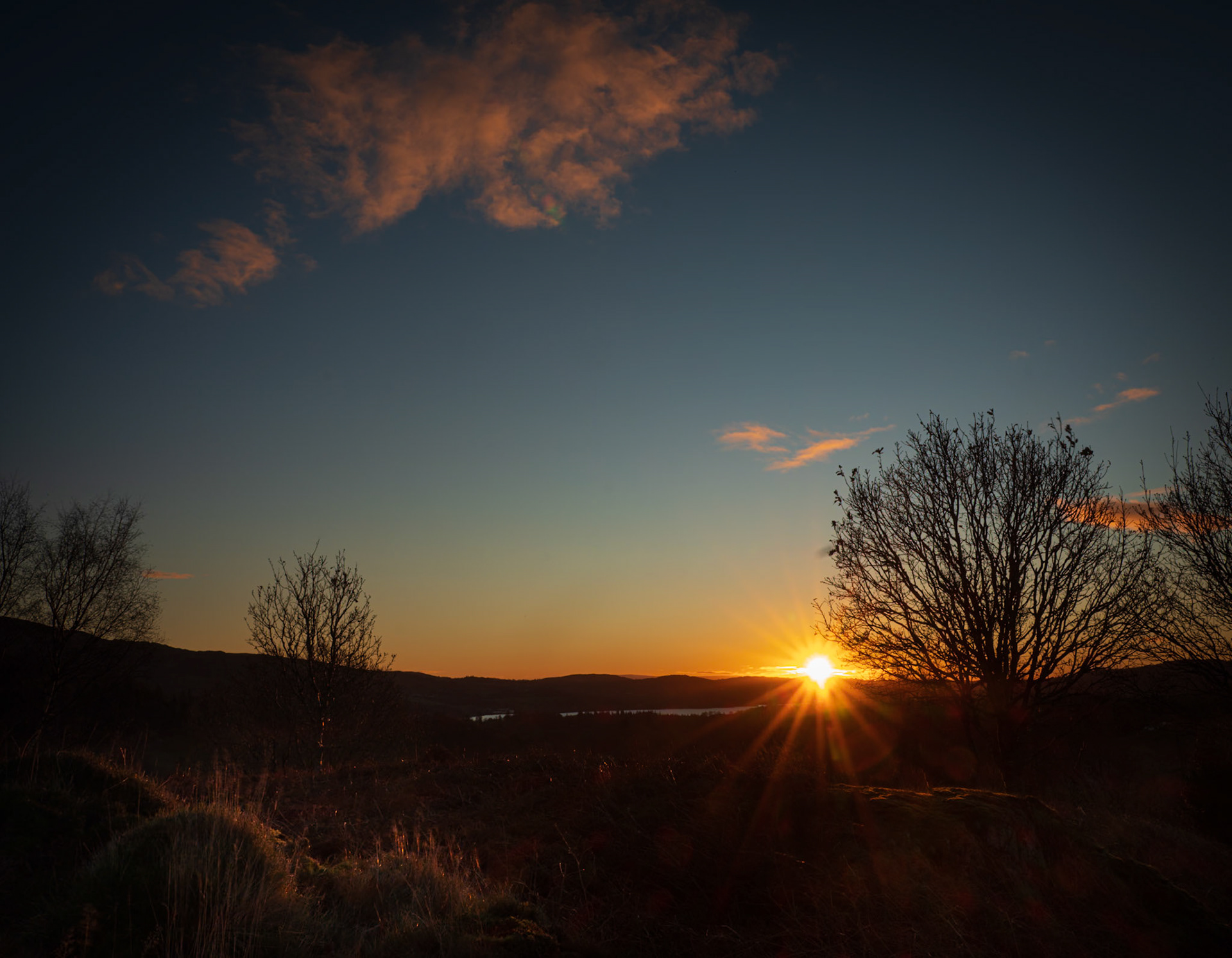 Sunrise from Little Loughrigg Fell