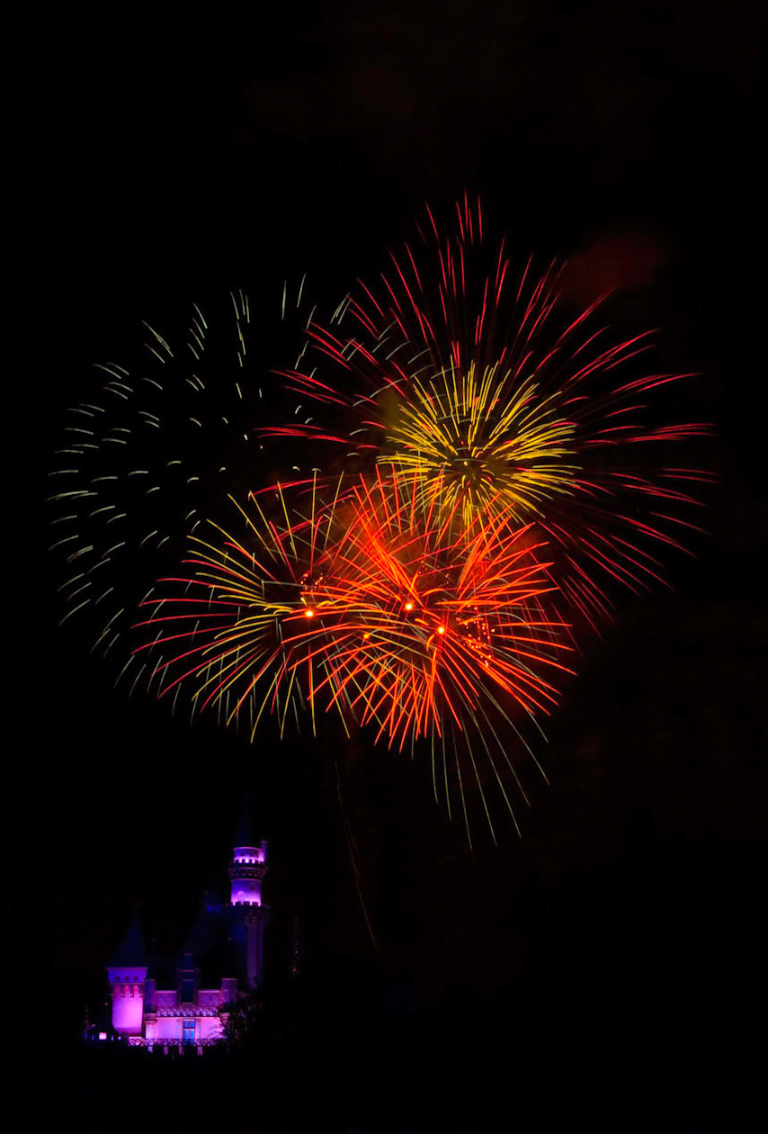 Fireworks at Disneyland California