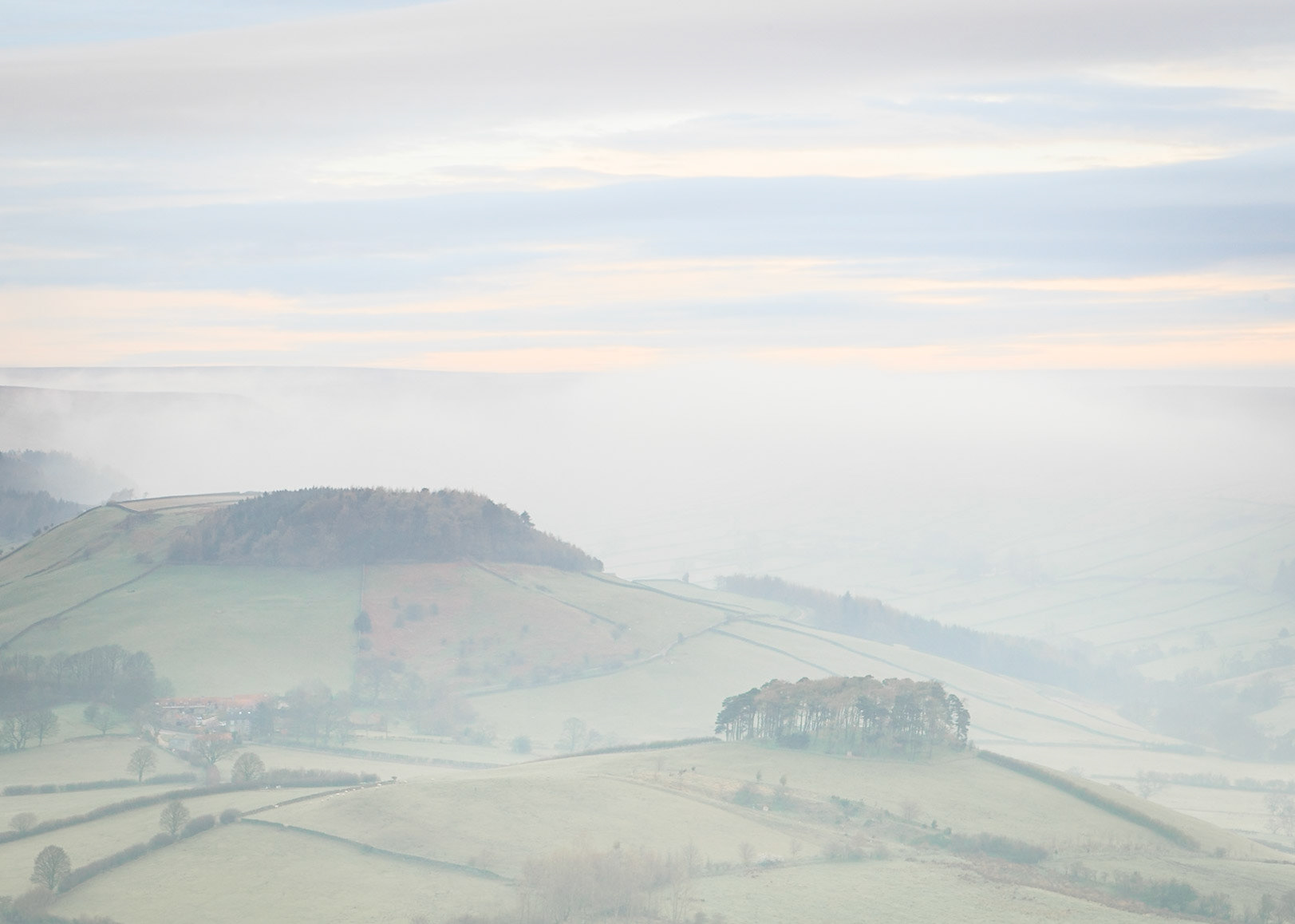 Early morning mist over Rosedale