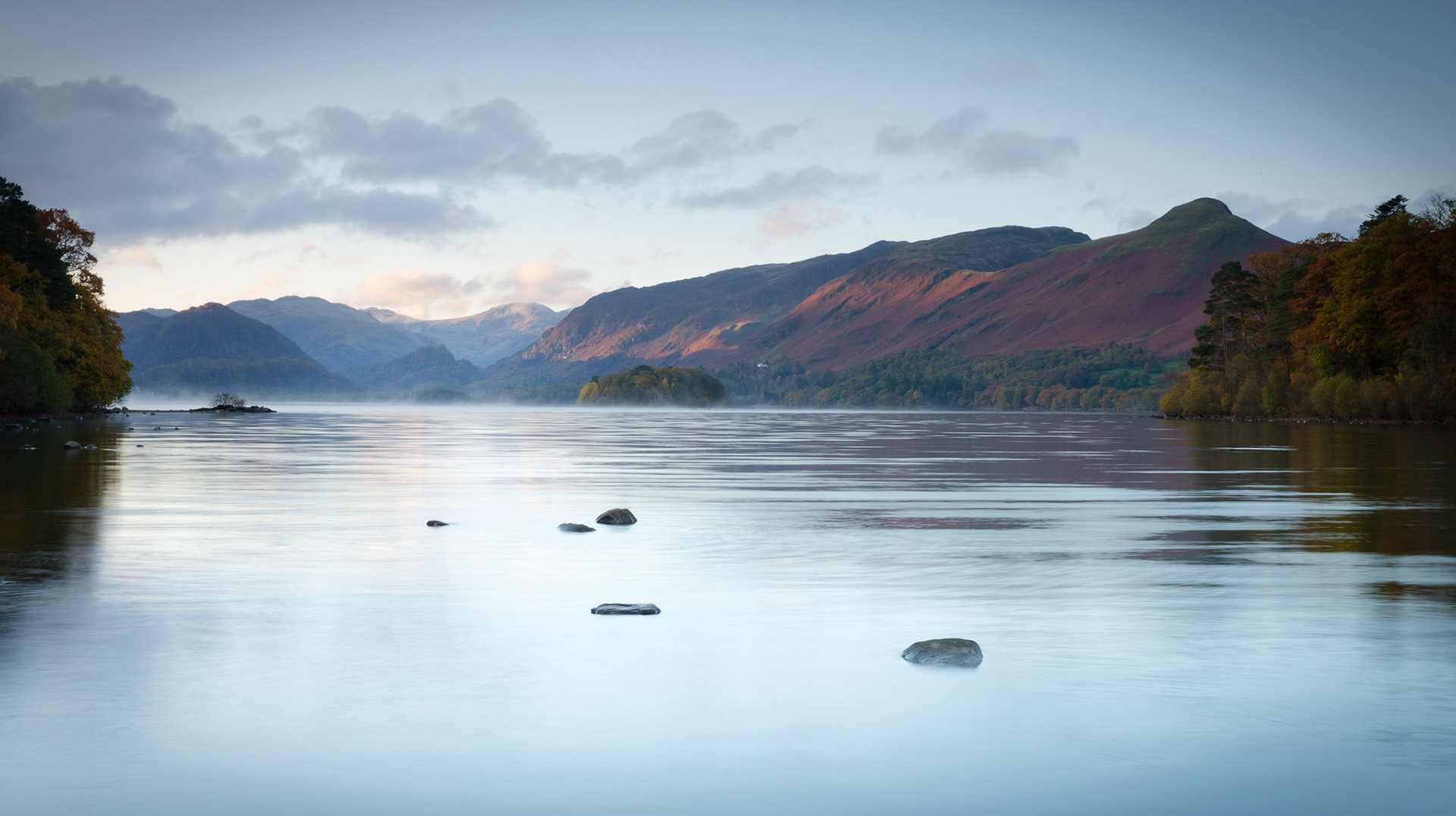 Early morning light over Derwentwater