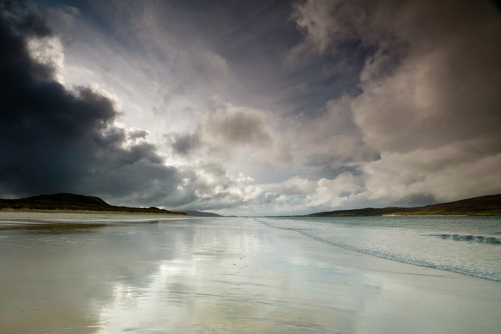 Storm Clouds approaching Luskentyre Beach