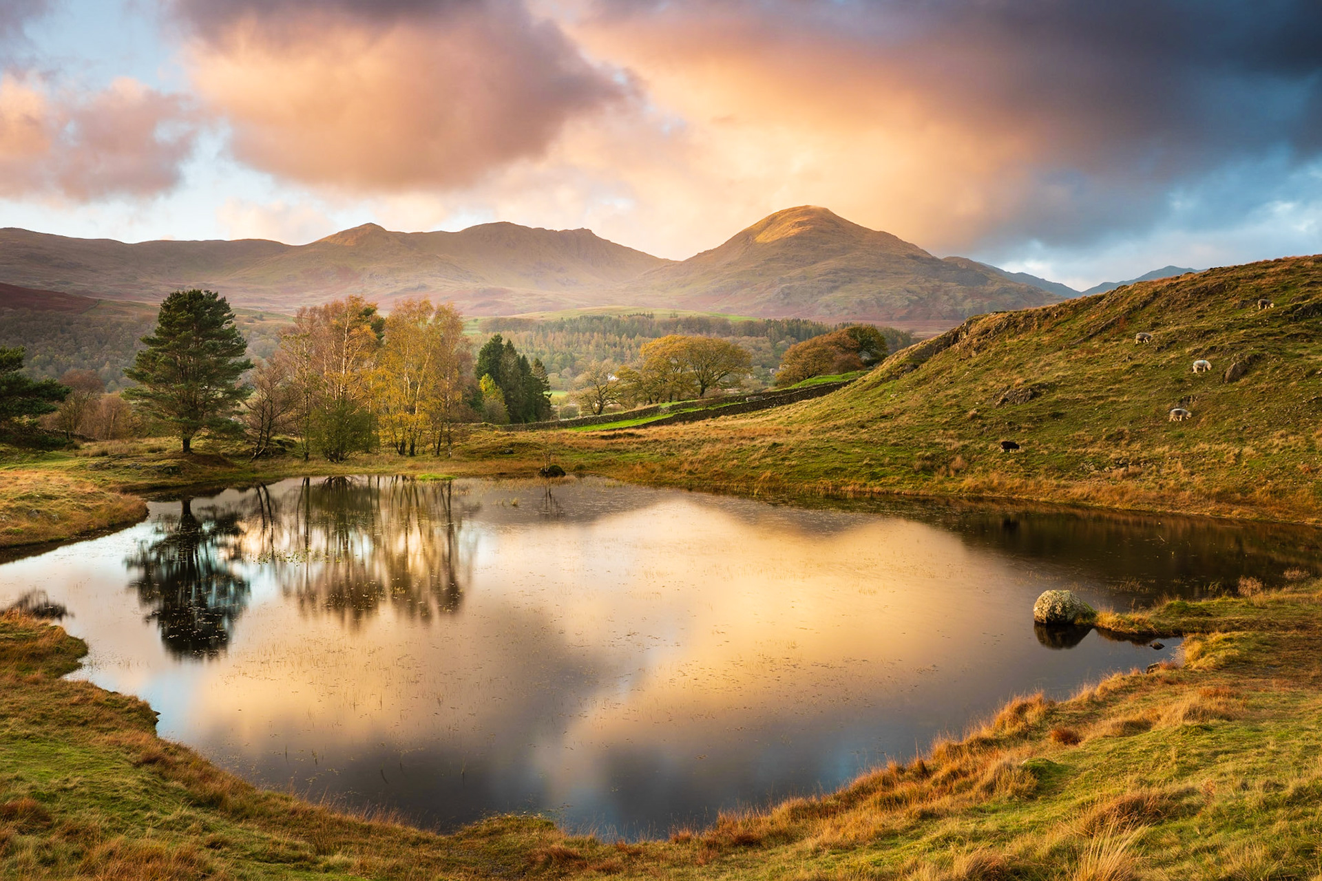 With Dow Crag to left anf and Brown Pike