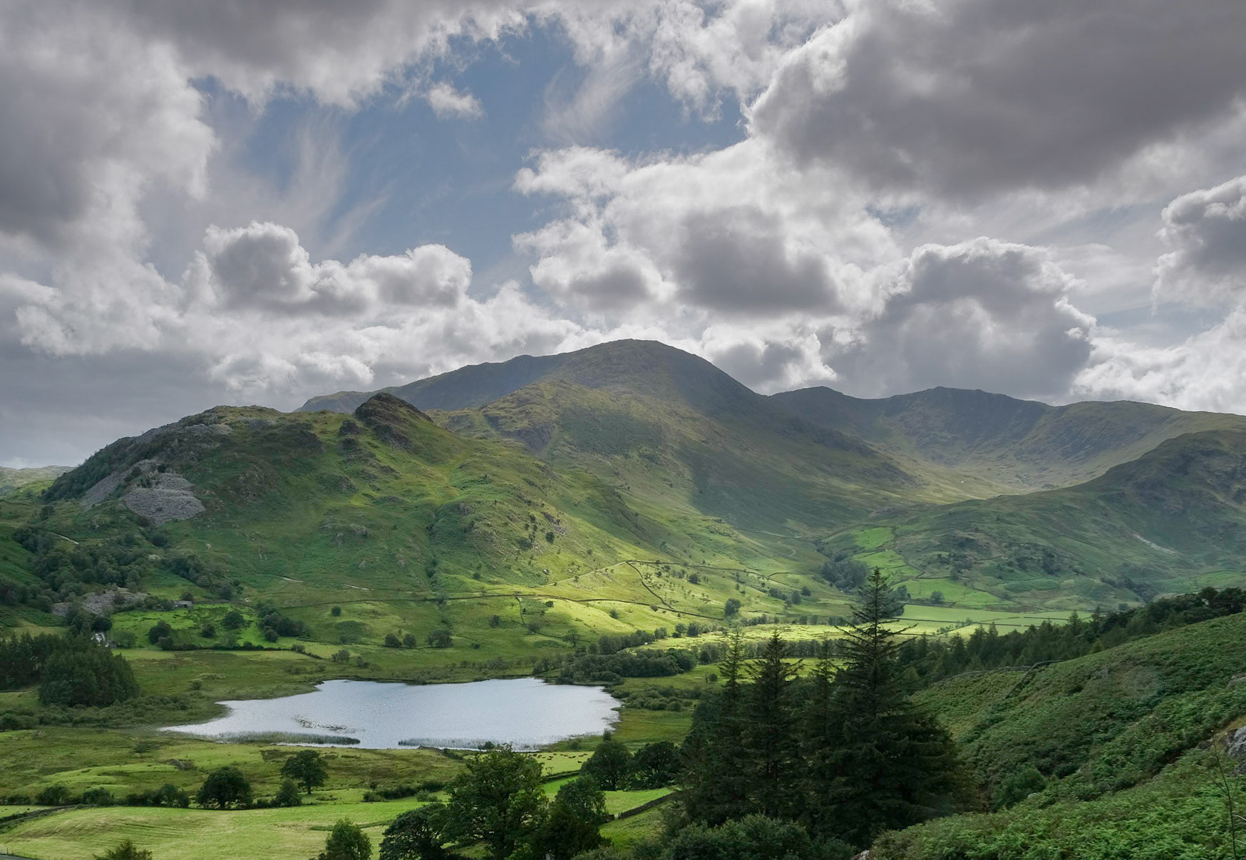 Weatherlam across Little Langdale Tarn