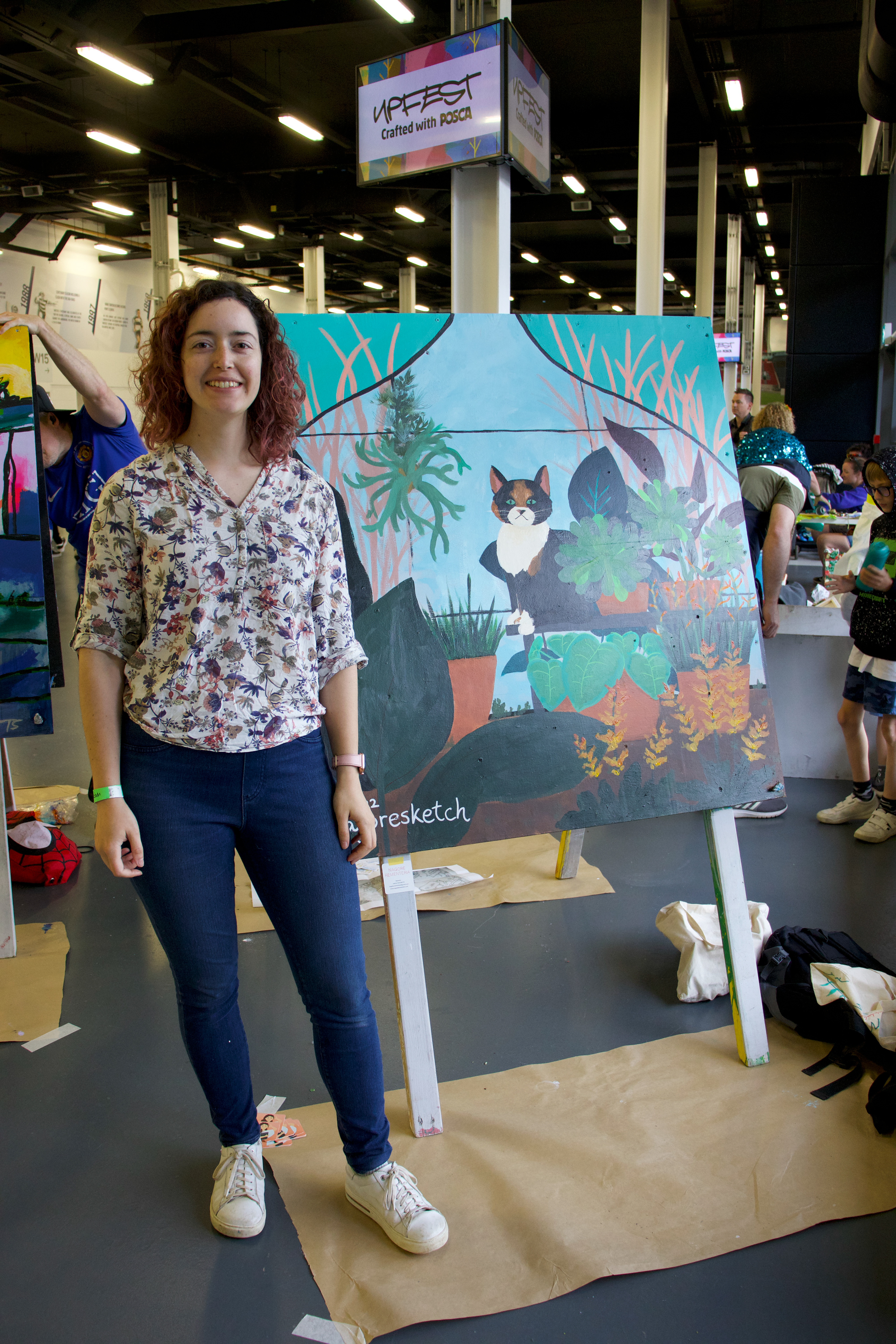 Me with the painting