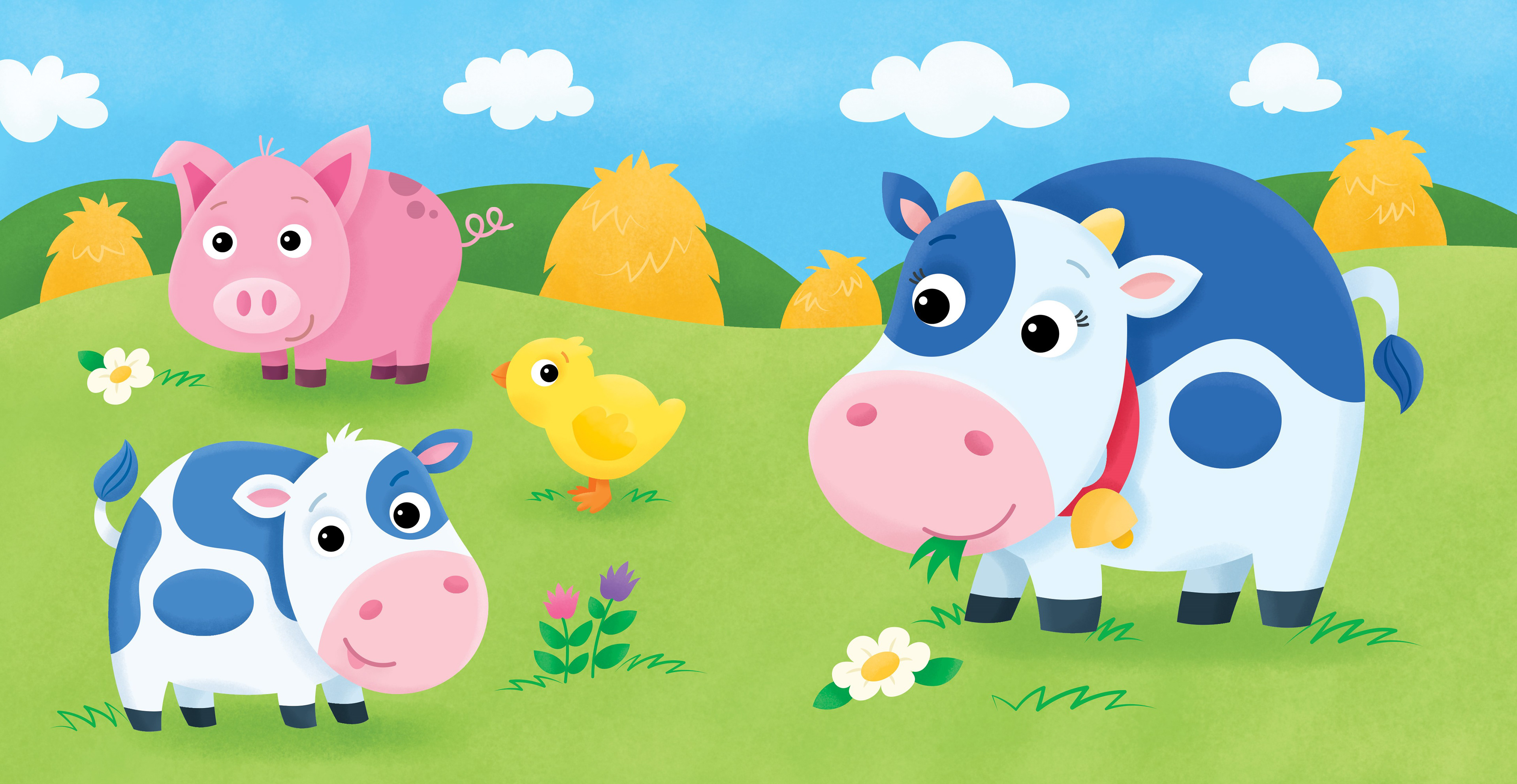 Baby Farm Match - Cows