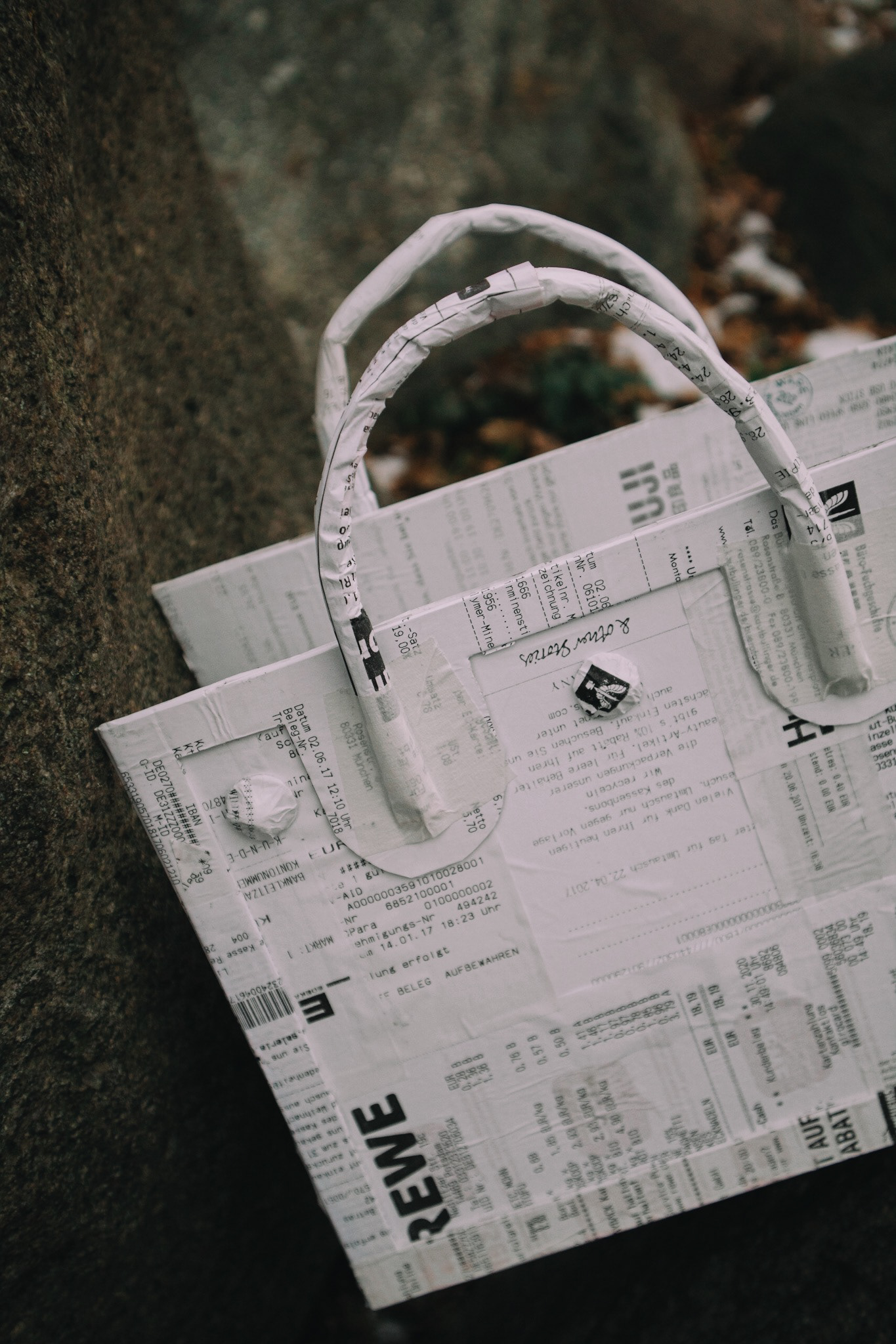 Burberrytasche aus Kassenzetteln