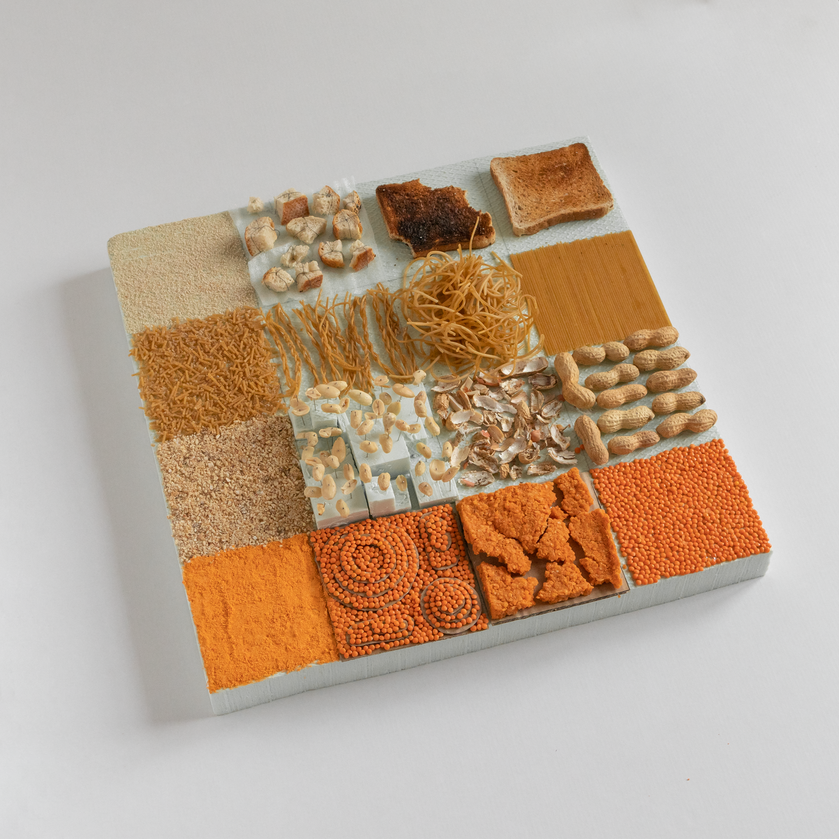 Materialstudie mit Lebensmitteln