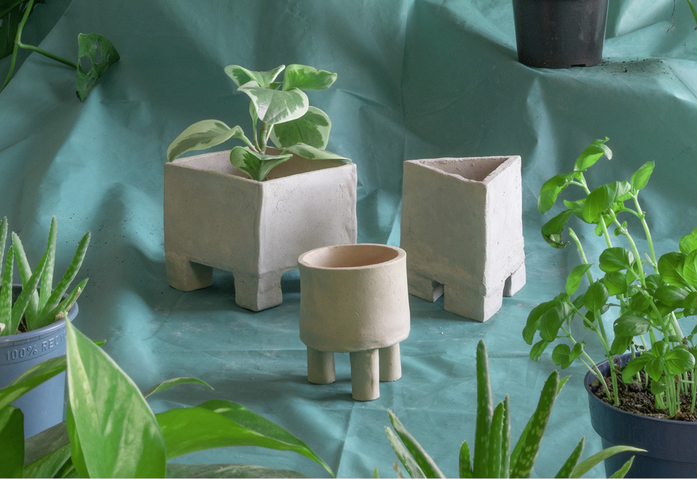 Blumentopftrio