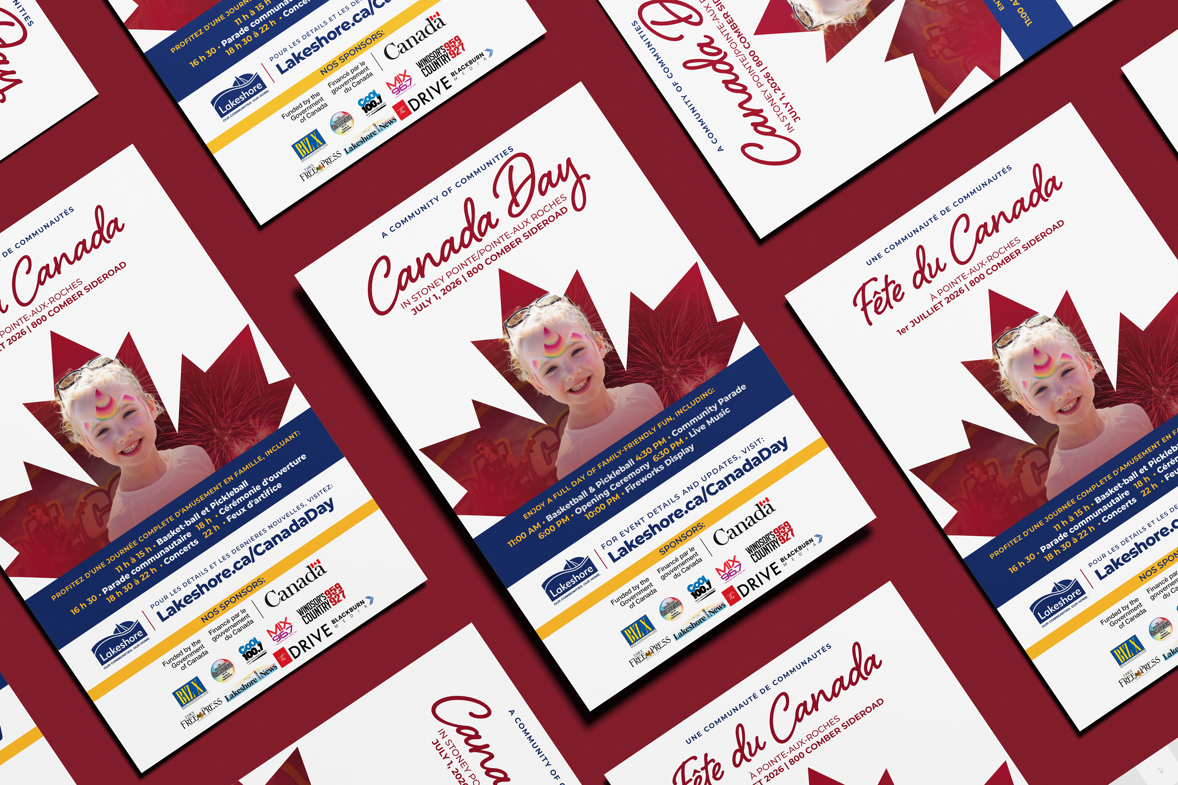Design & Branding of 2026 Lakeshore Canada Day