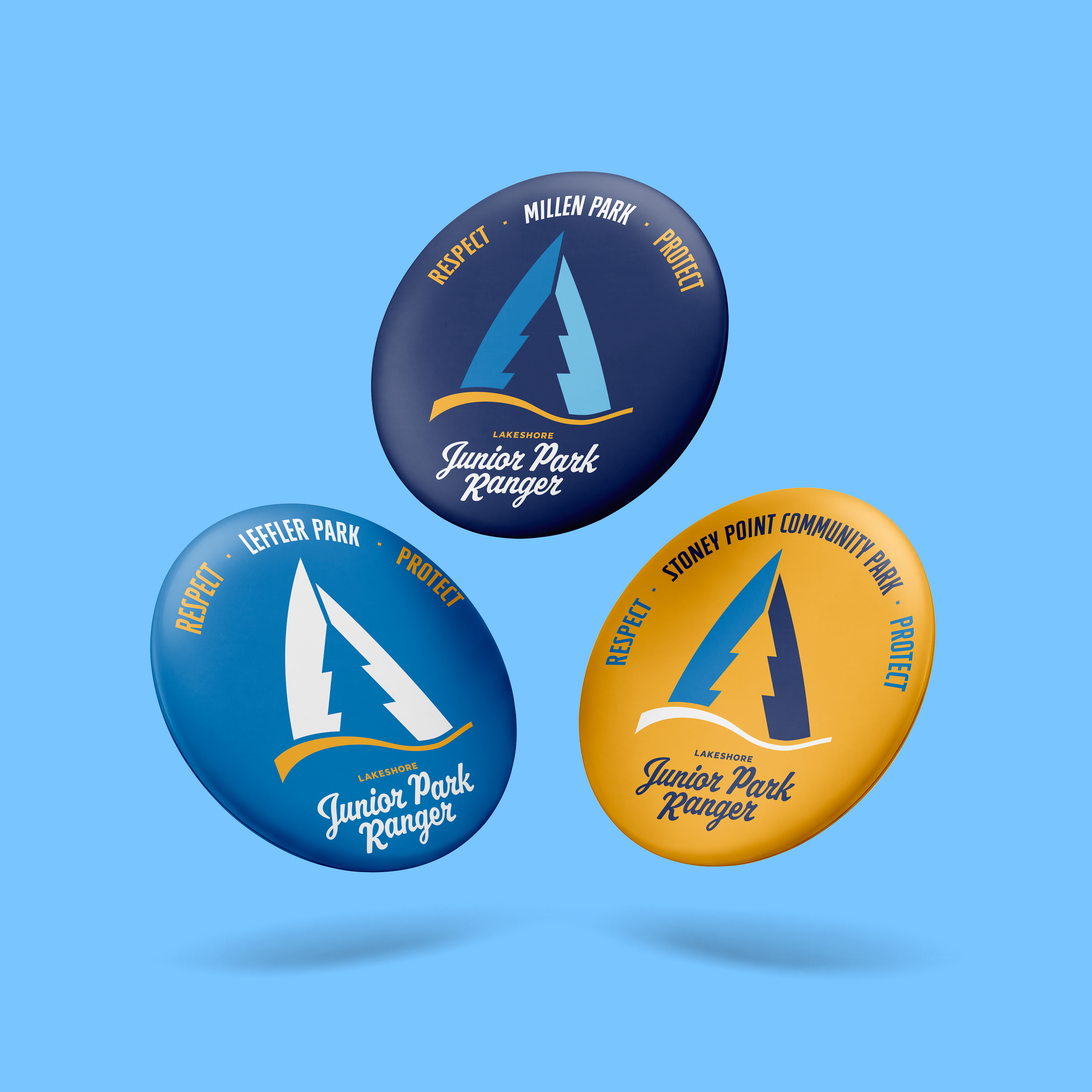 Branding and Buttons designed for Junior Park Rangers Program