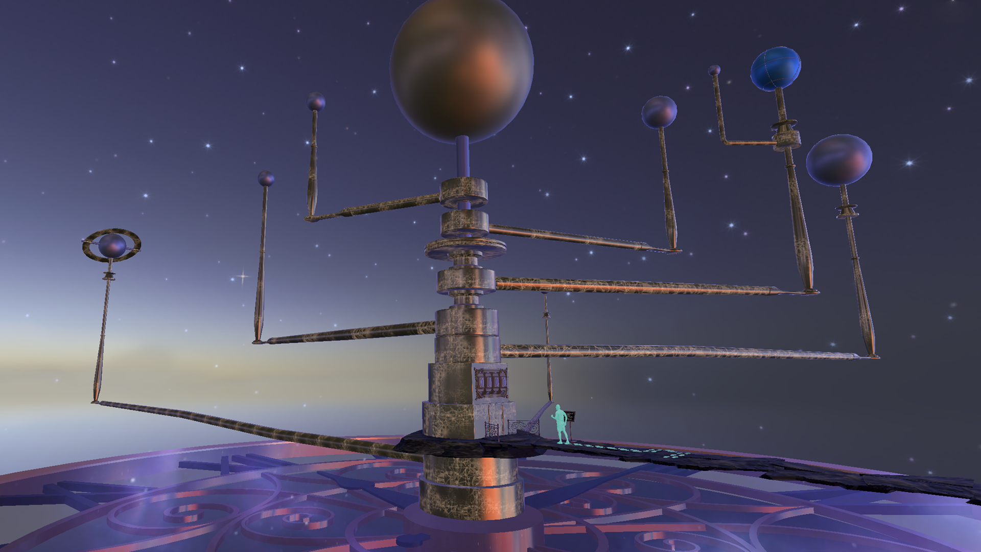 VR Game Level created with Unity and Maya (includes modified store assets)