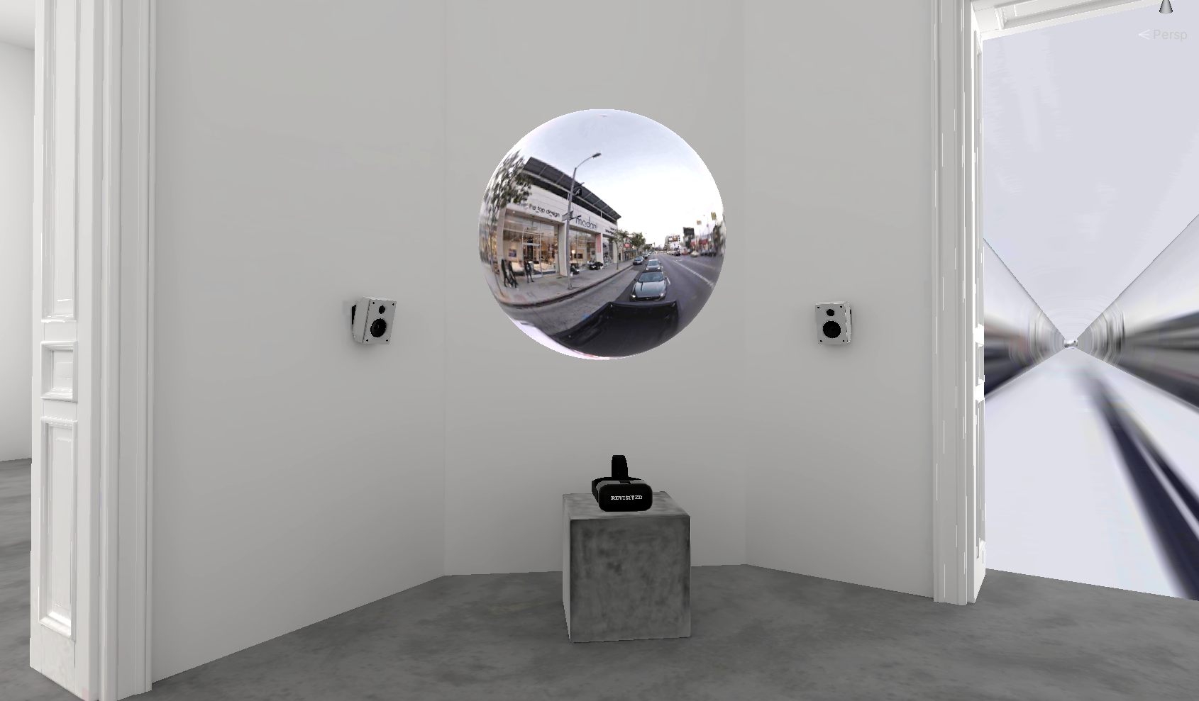 Screenshot of Virtual Gallery