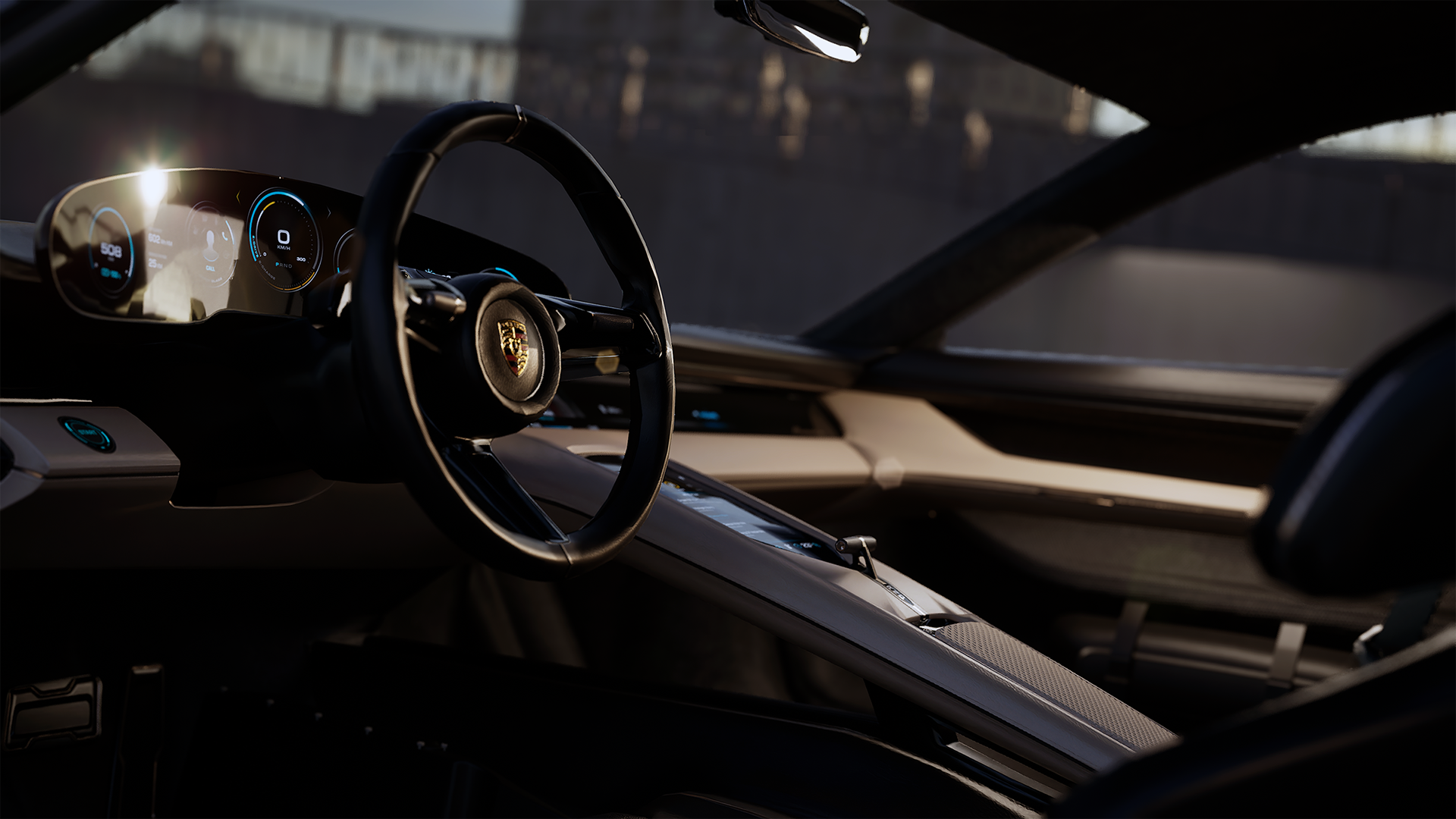 Automotive Render created with Unreal Engine (Fab Assets in Background)