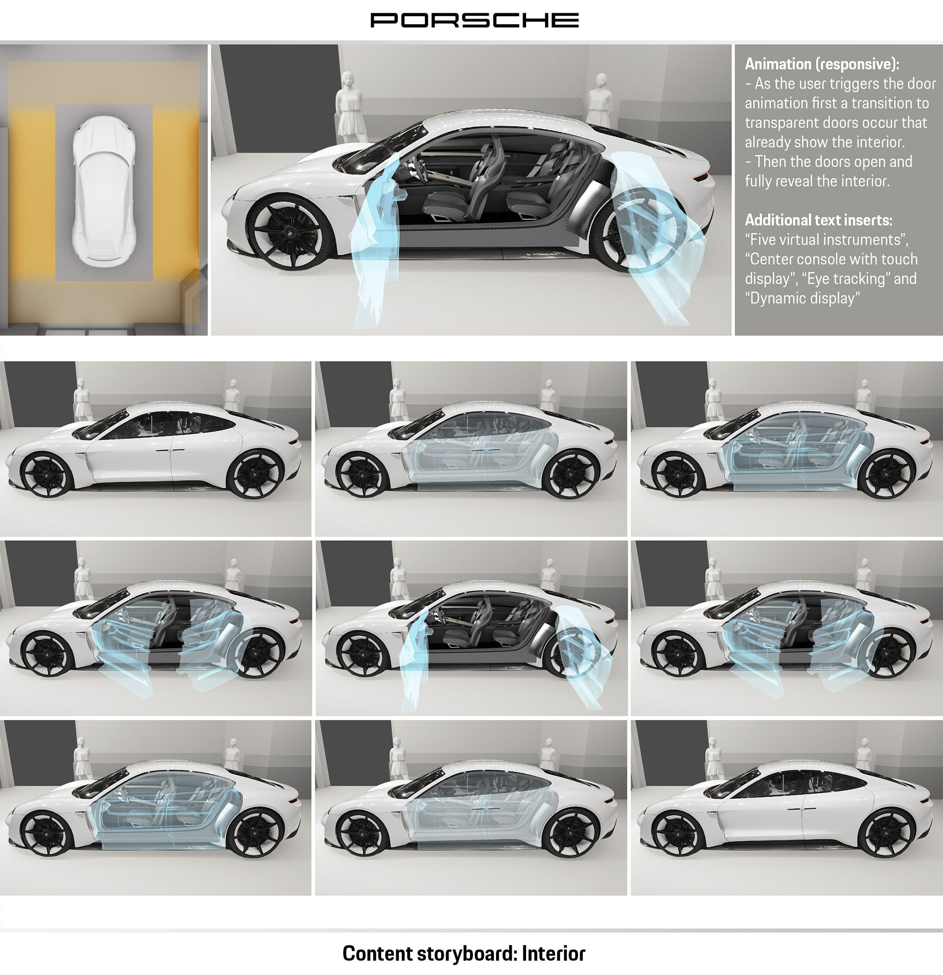 Storyboard created with Maya and Photoshop