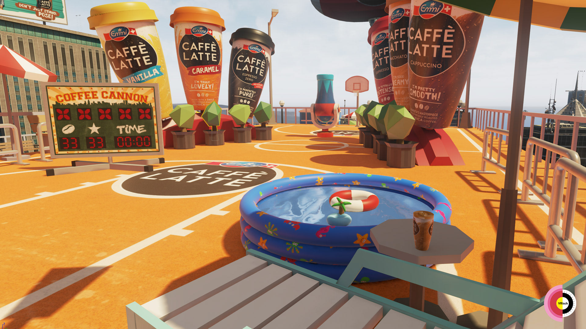VR Game Level created with Unreal, Maya and Substance Painter (includes modified store assets)