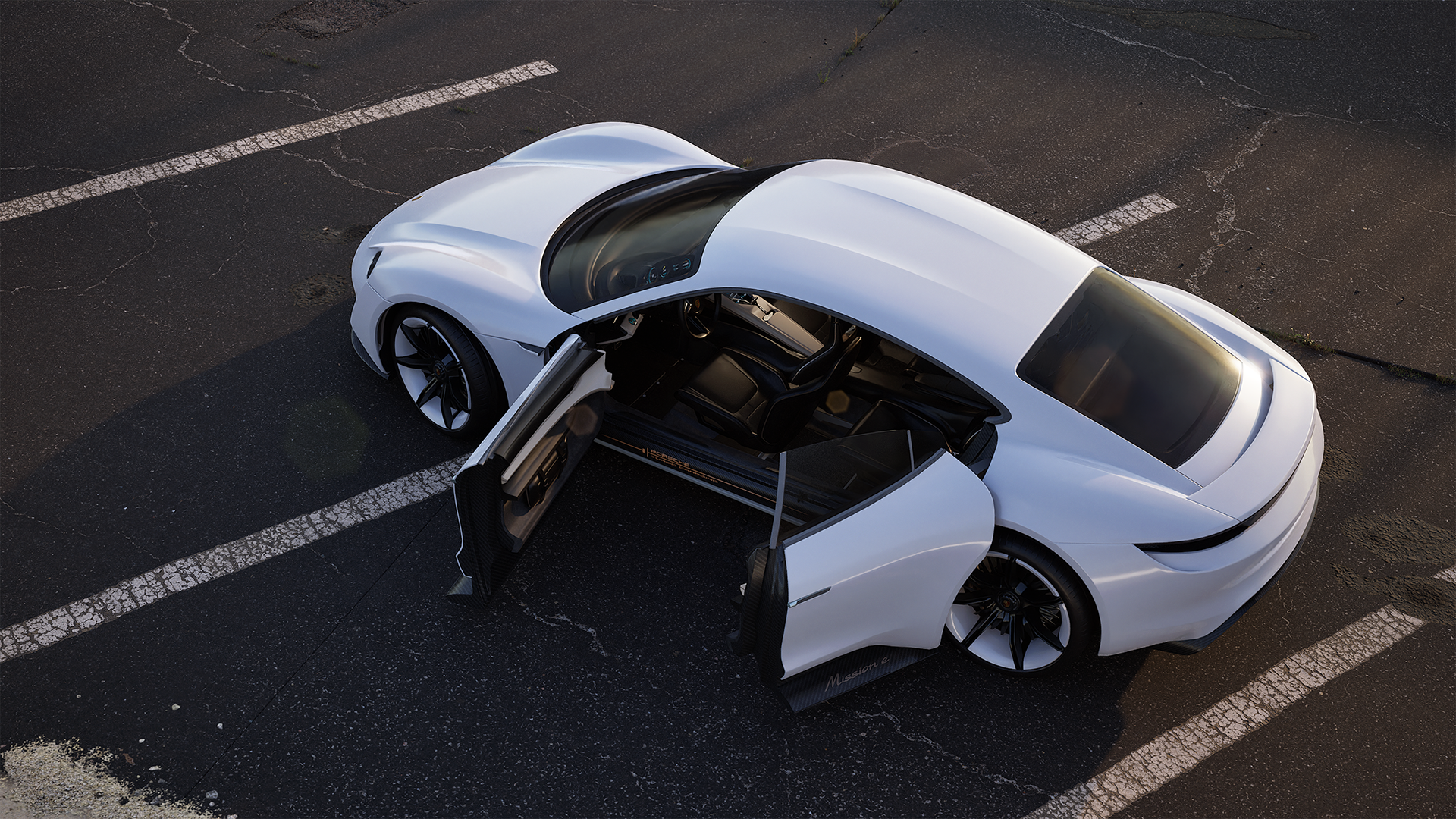 Automotive Render created with Unreal Engine (Fab Assets in Background)