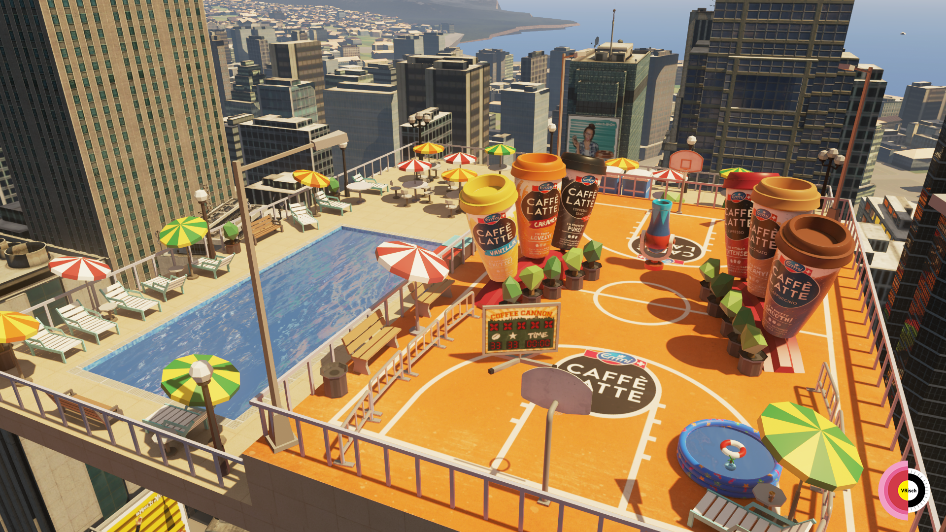 VR Game Level created with Unreal, Maya and Substance Painter (includes modified store assets)